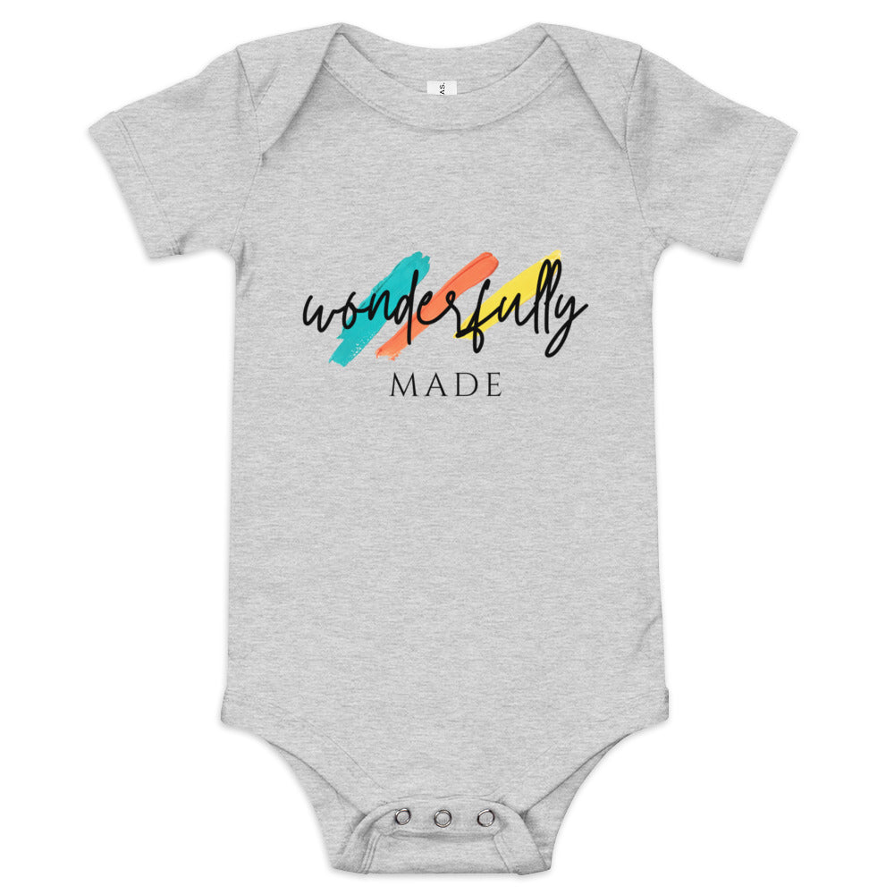 Wonderfully Made Baby short sleeve one piece