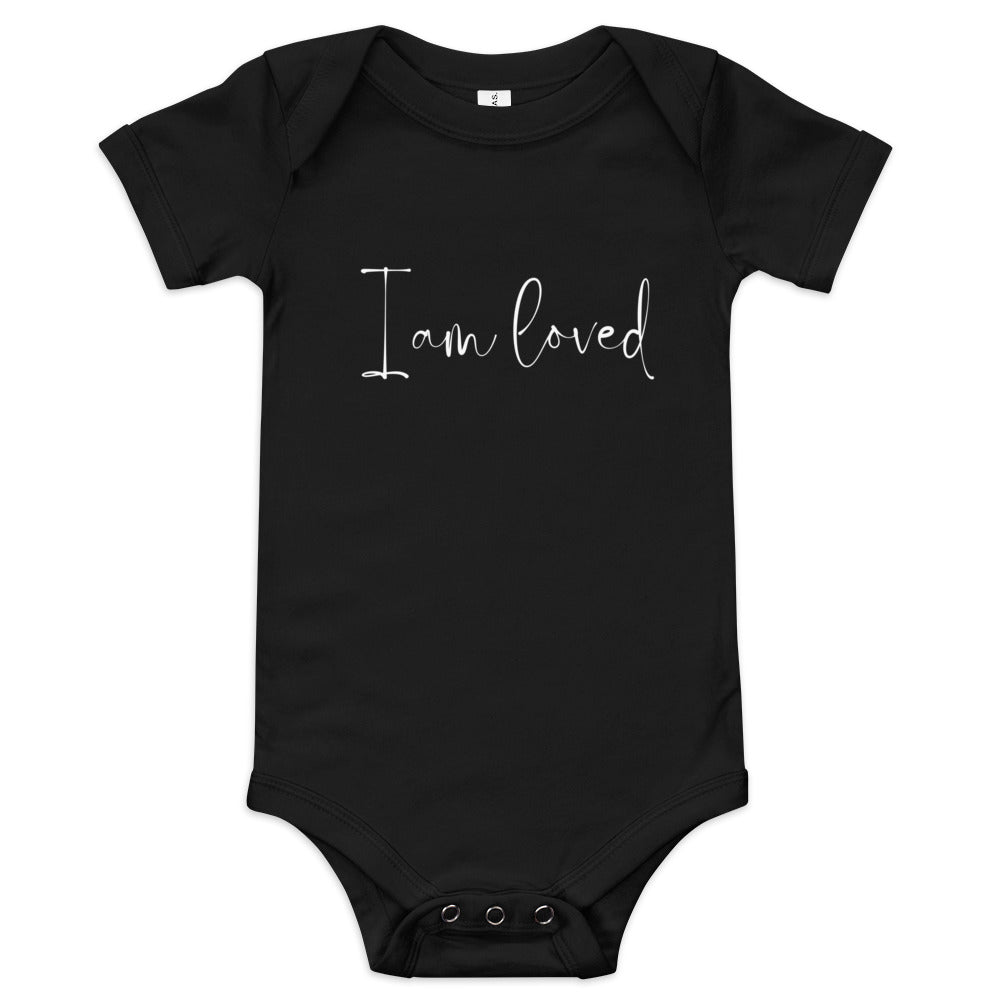 I Am Loved Baby short sleeve one piece