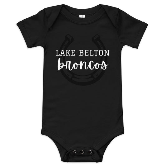 Lake Belton Broncos Baby short sleeve one piece