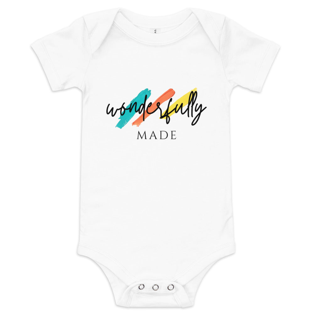 Wonderfully Made Baby short sleeve one piece