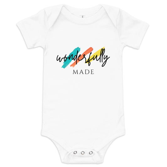 Wonderfully Made Baby short sleeve one piece