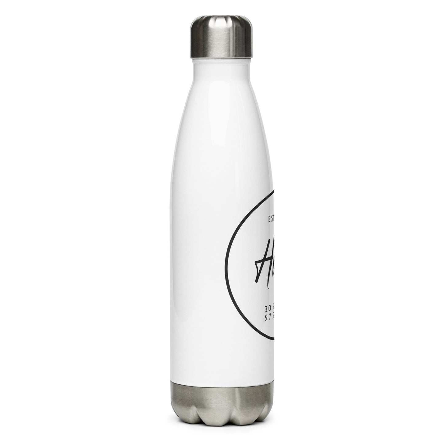 Hutto Coordinates Stainless steel water bottle