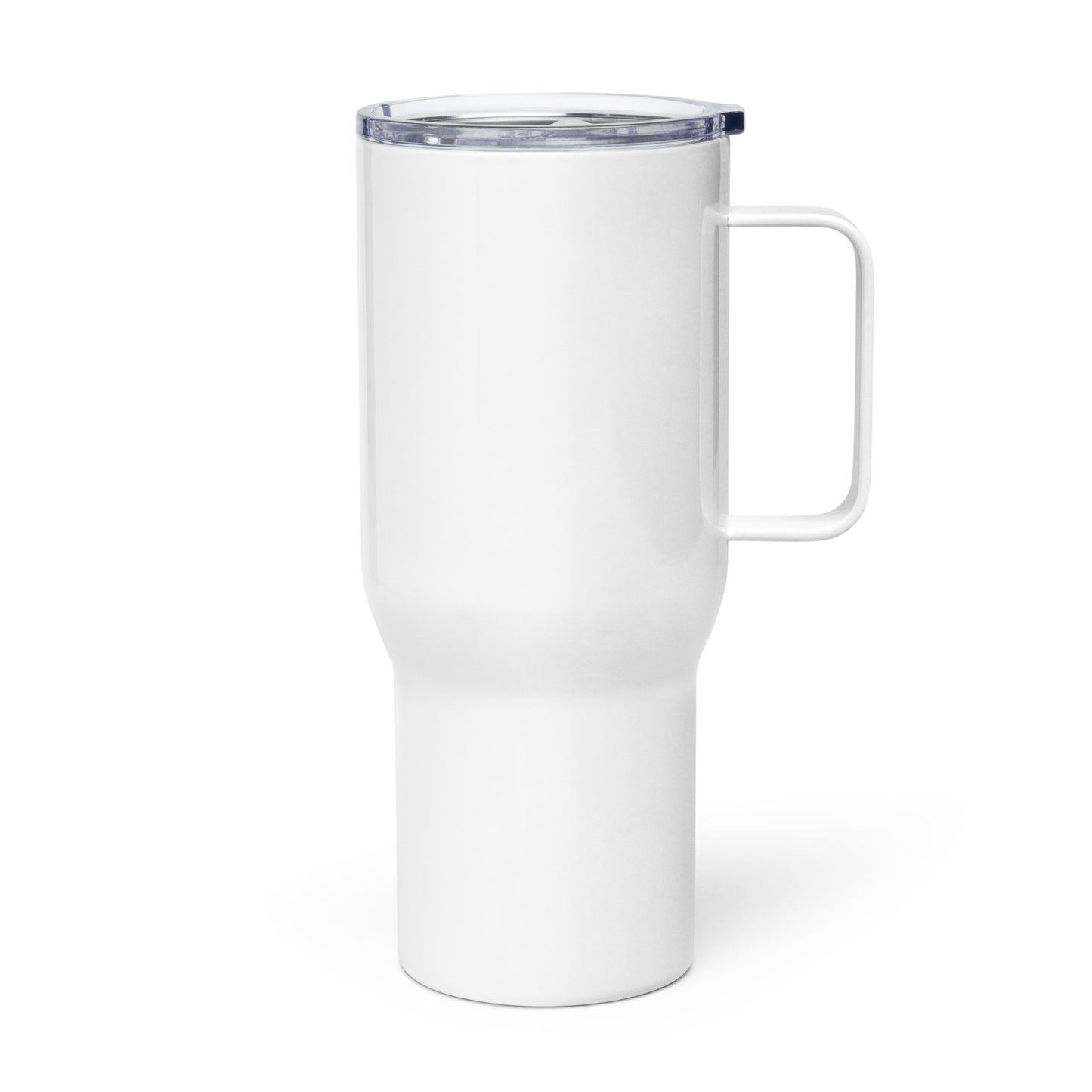 Belton Mom Life Travel mug with a handle