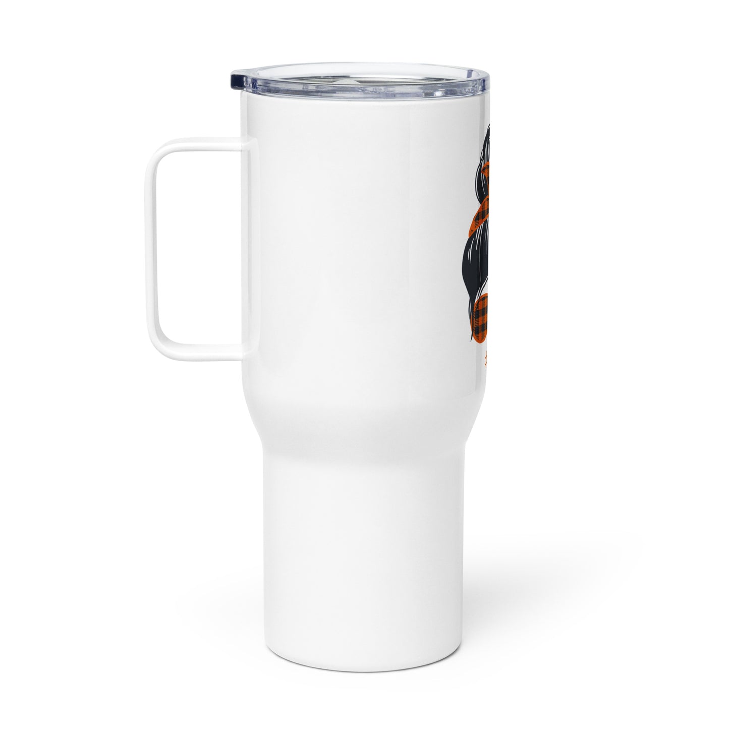 Hippo Mom Travel mug with a handle