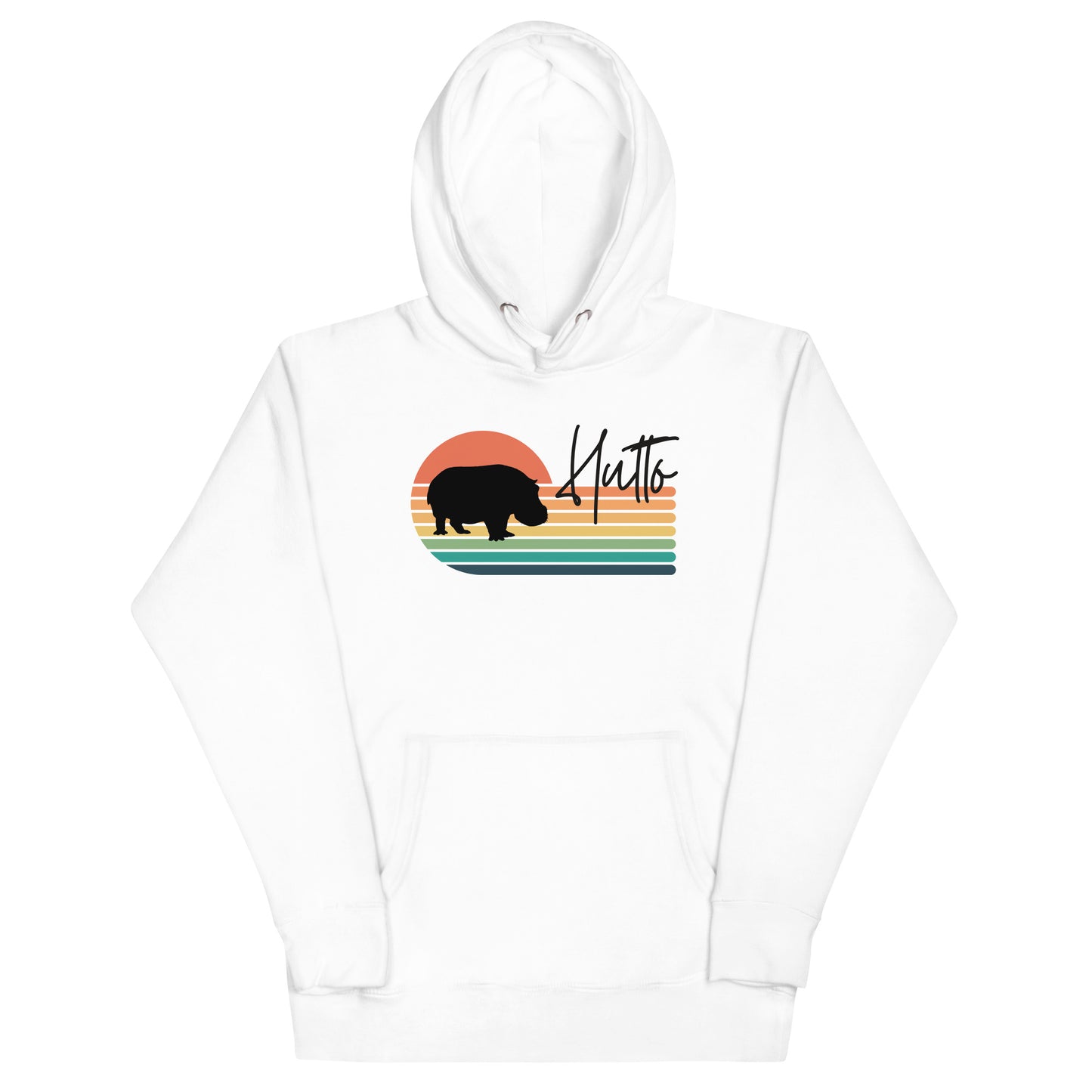 Hutto Hippo Sunset Unisex Hoodie