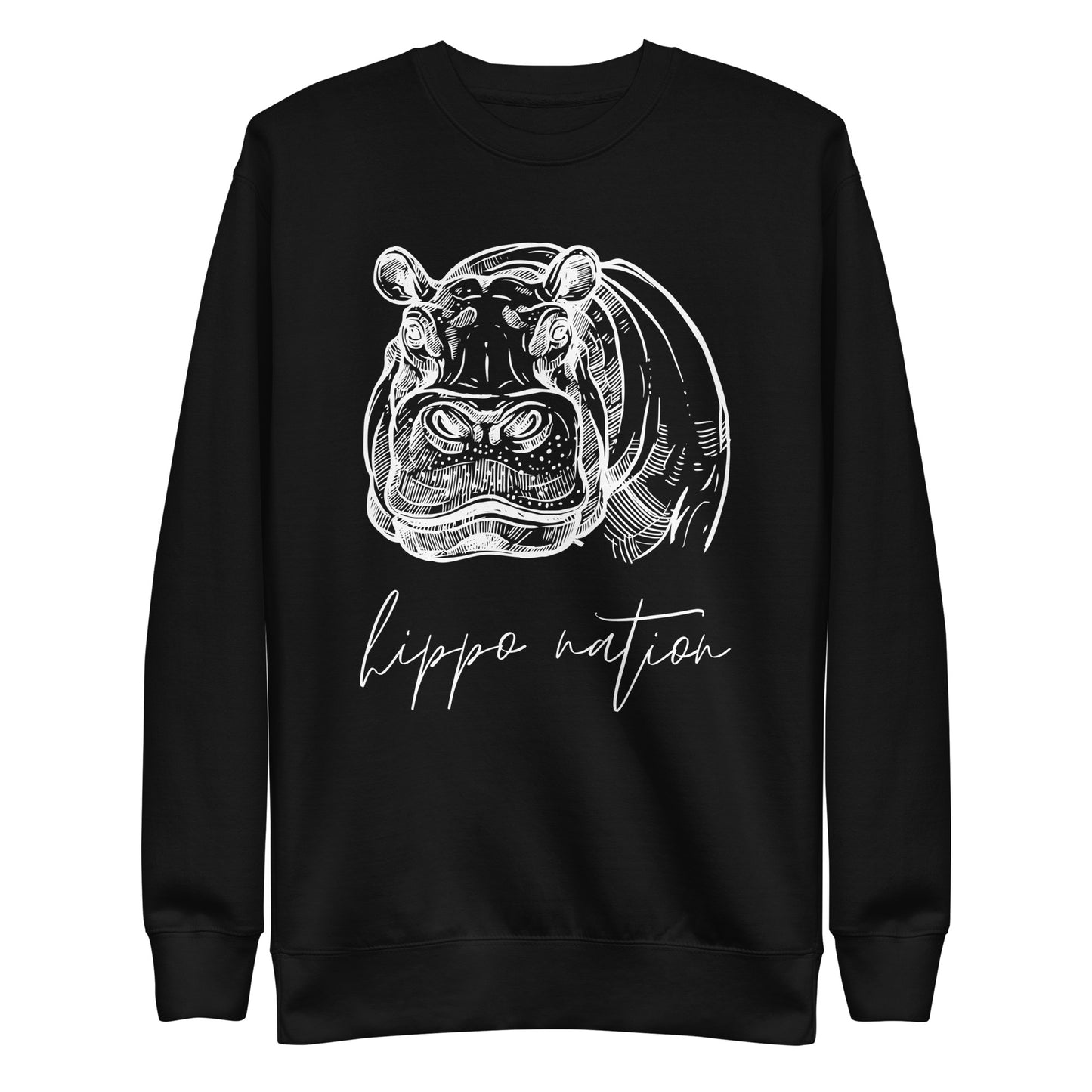 Hippo Nation Unisex Premium Sweatshirt