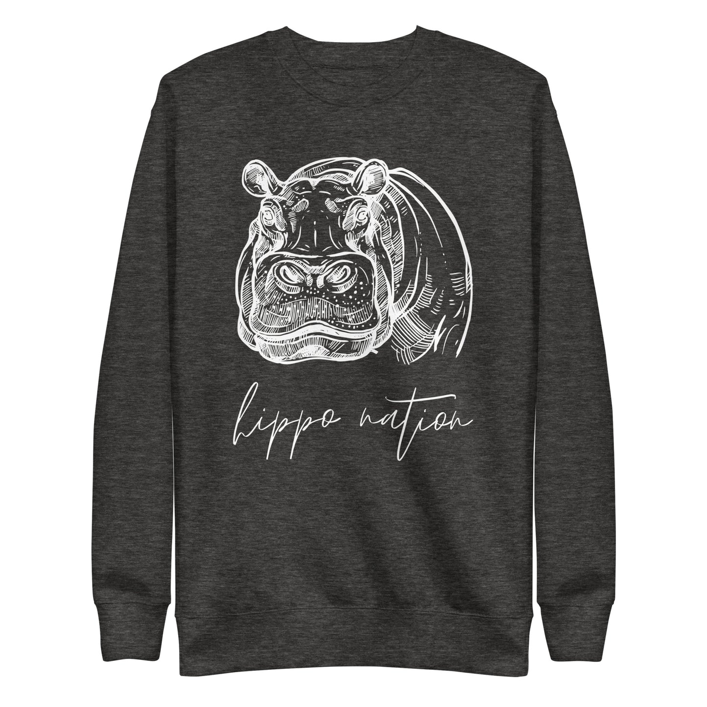 Hippo Nation Unisex Premium Sweatshirt