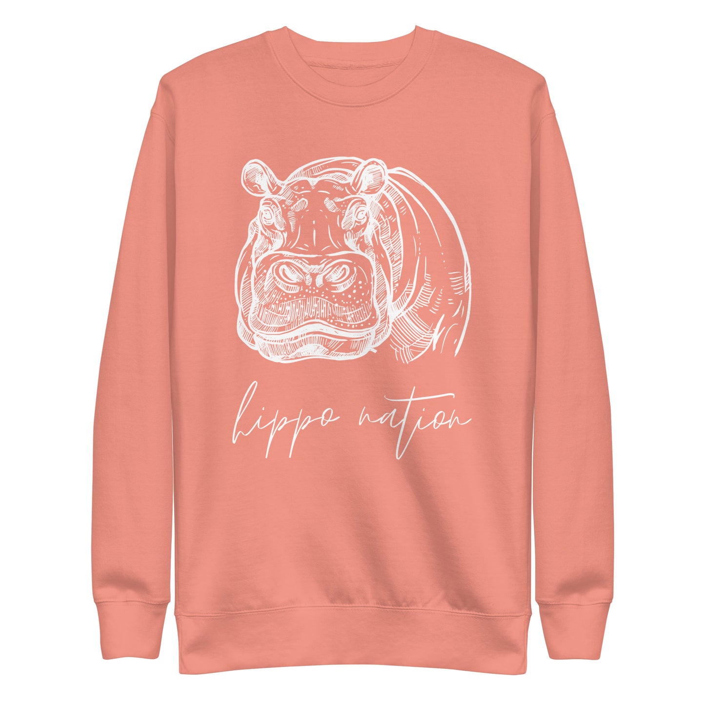 Hippo Nation Unisex Premium Sweatshirt