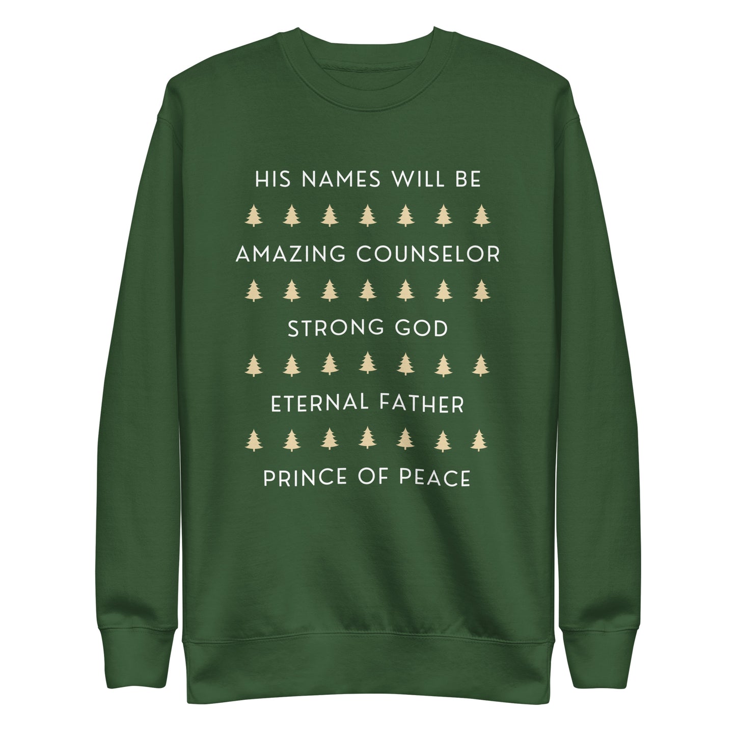 His Names Will Be Unisex Premium Sweatshirt