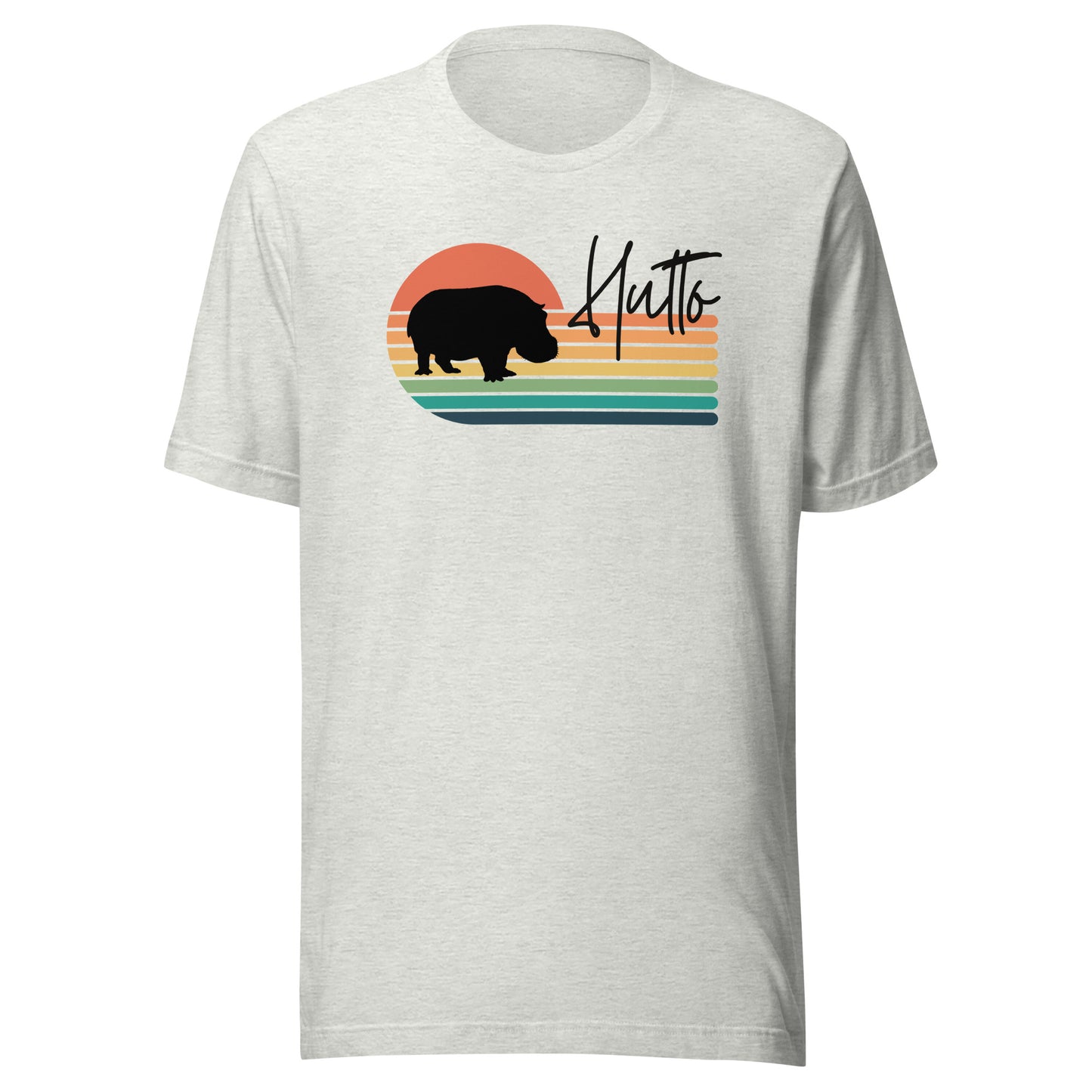 Hutto Hippo Sunset Unisex t-shirt