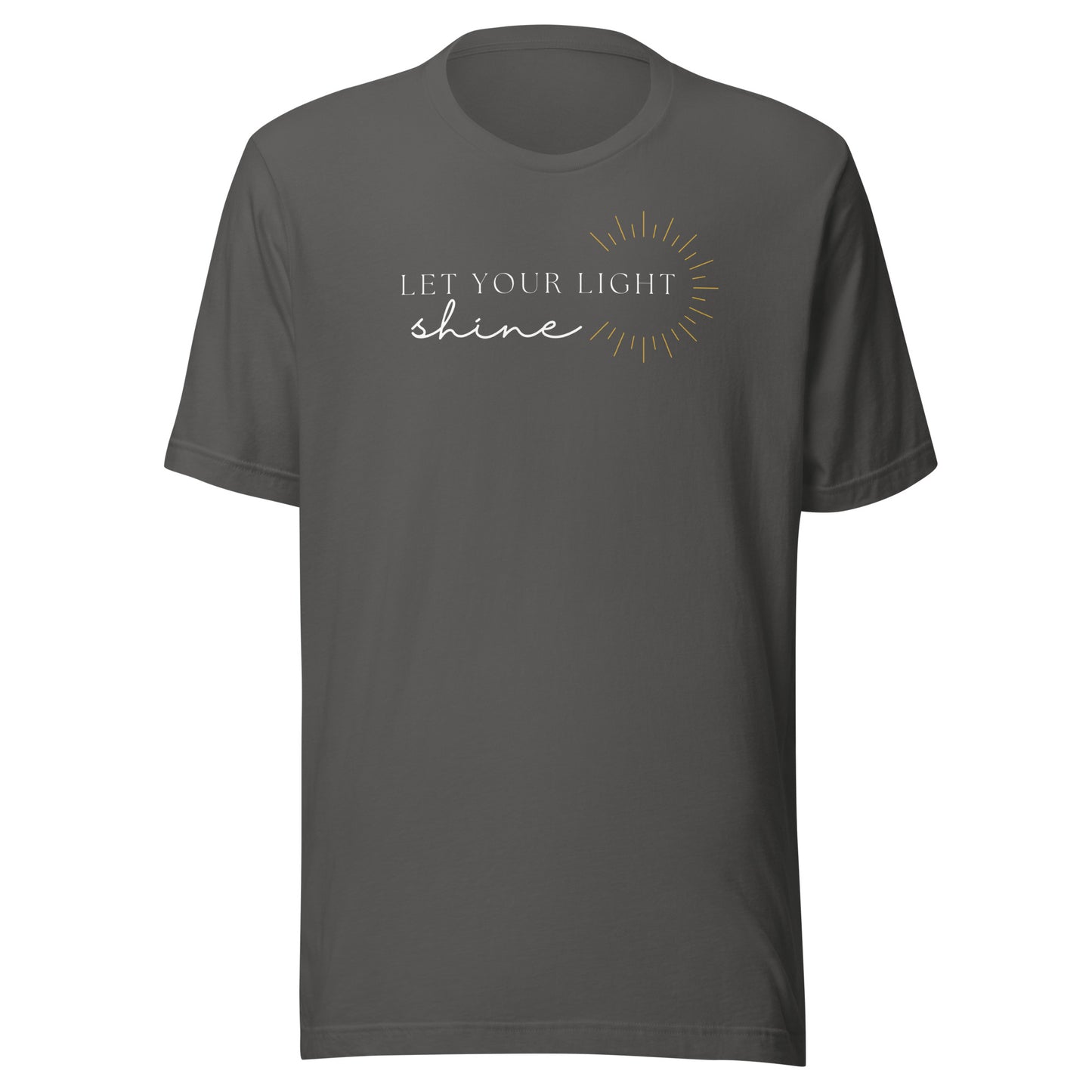 Let Your Light Shine Unisex t-shirt