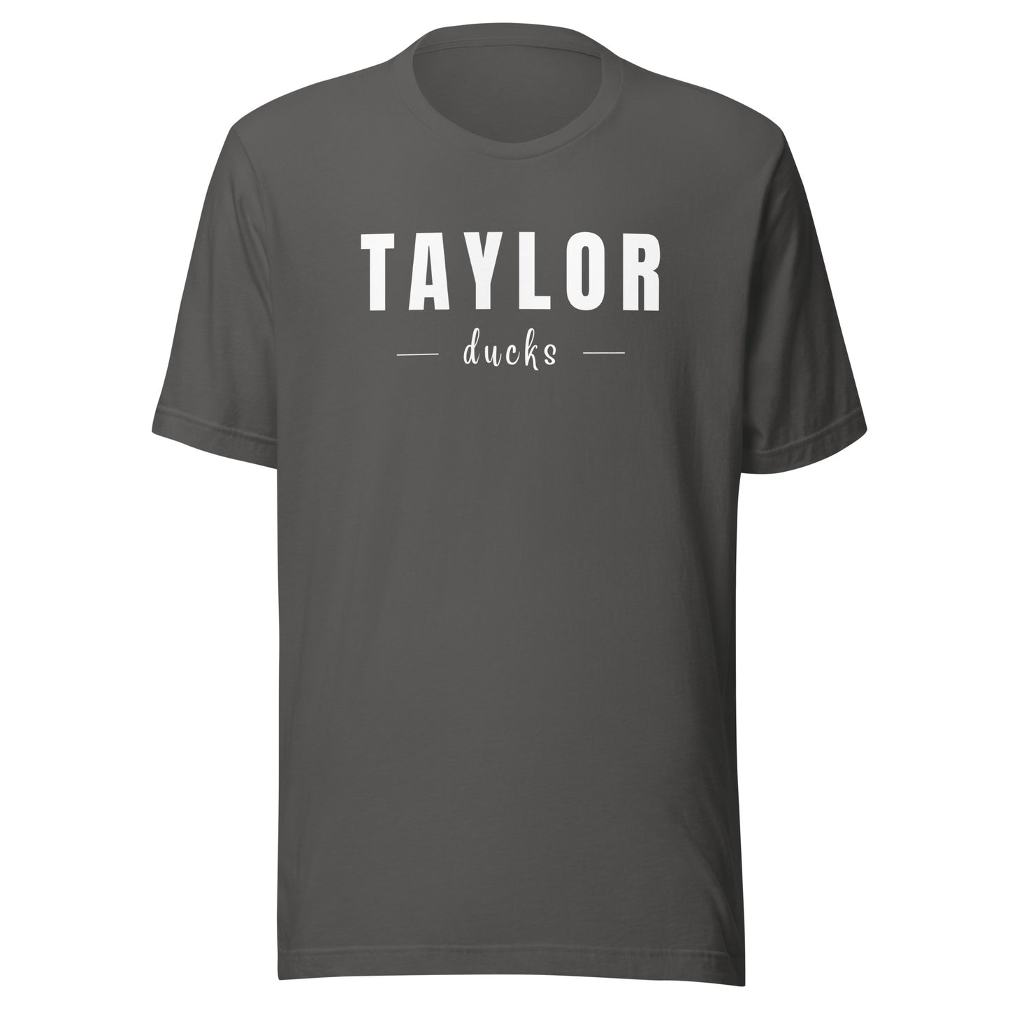 Taylor Ducks Script Unisex t-shirt