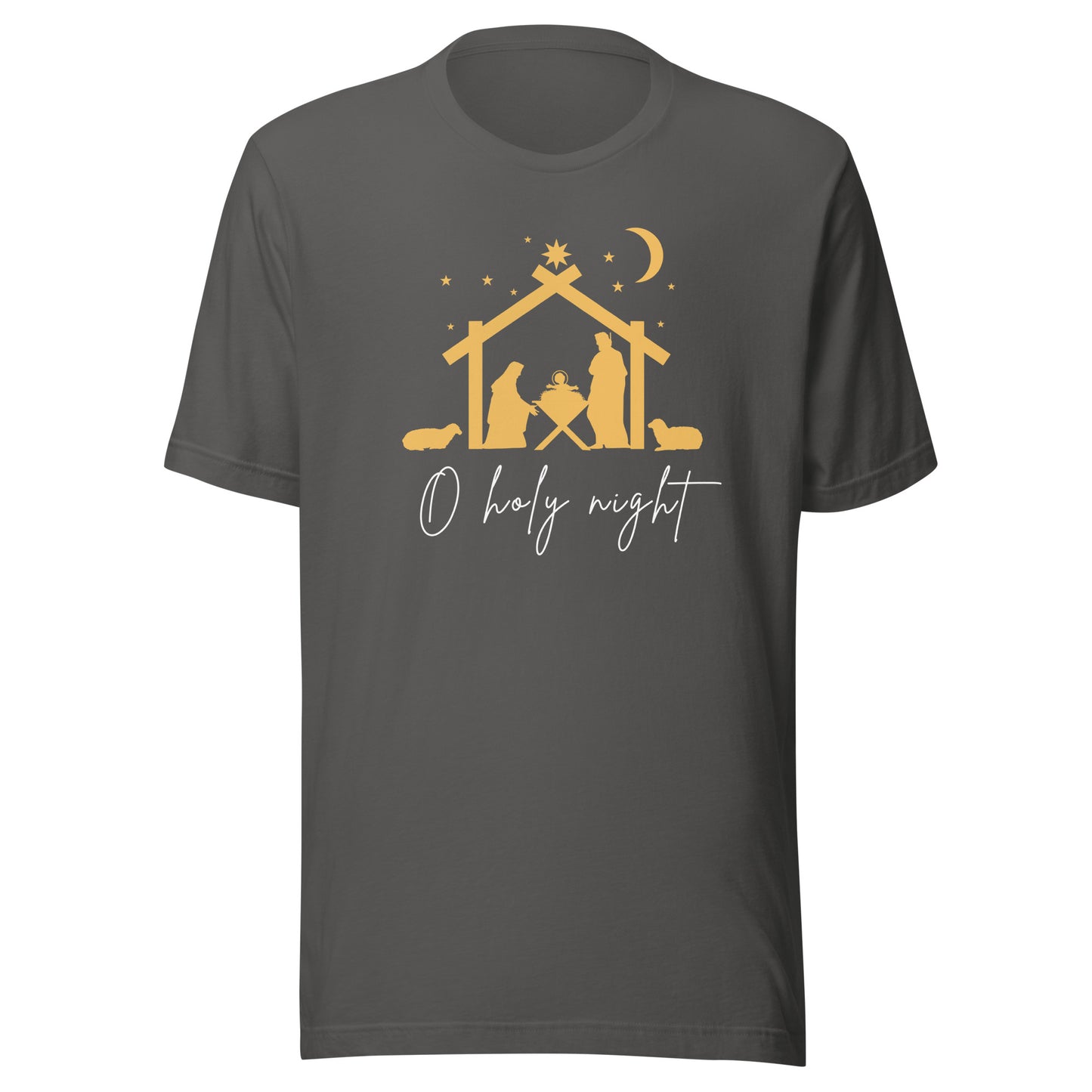 O Holy Night Manger Unisex t-shirt