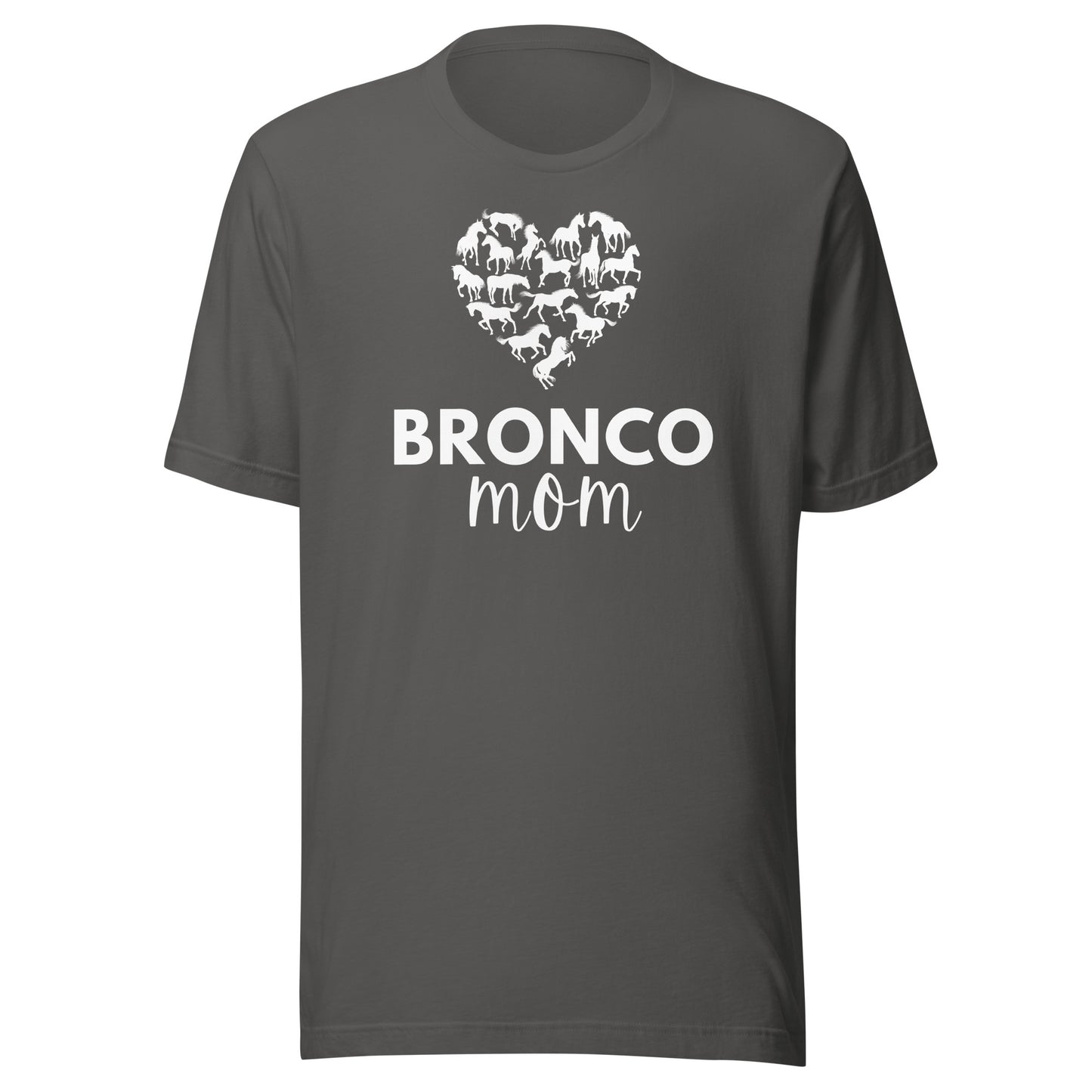 Bronco Mom Heart Unisex t-shirt