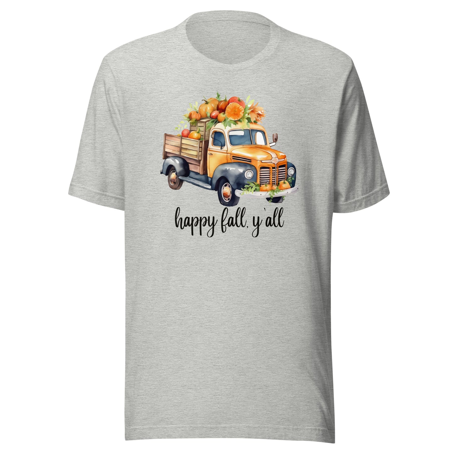 Truck Happy Fall, Y'all Unisex t-shirt