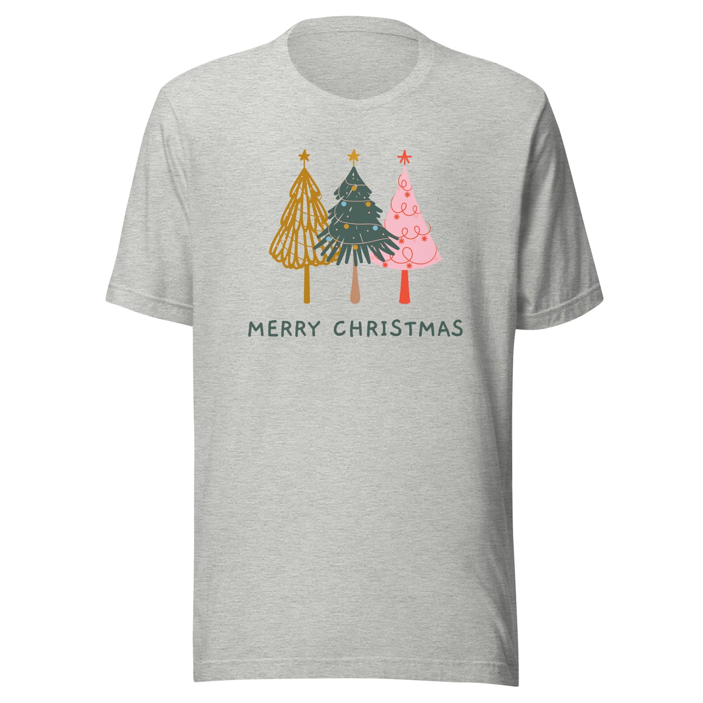 Merry Christmas Trees Unisex t-shirt