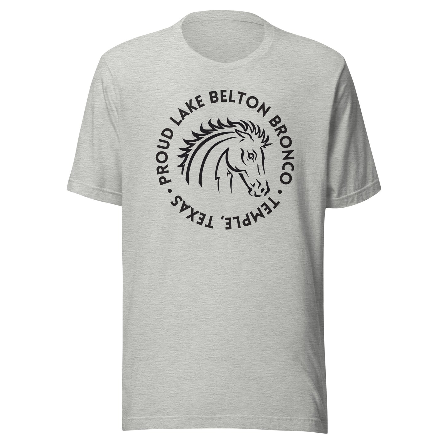 Proud Lake Belton Bronco Unisex t-shirt