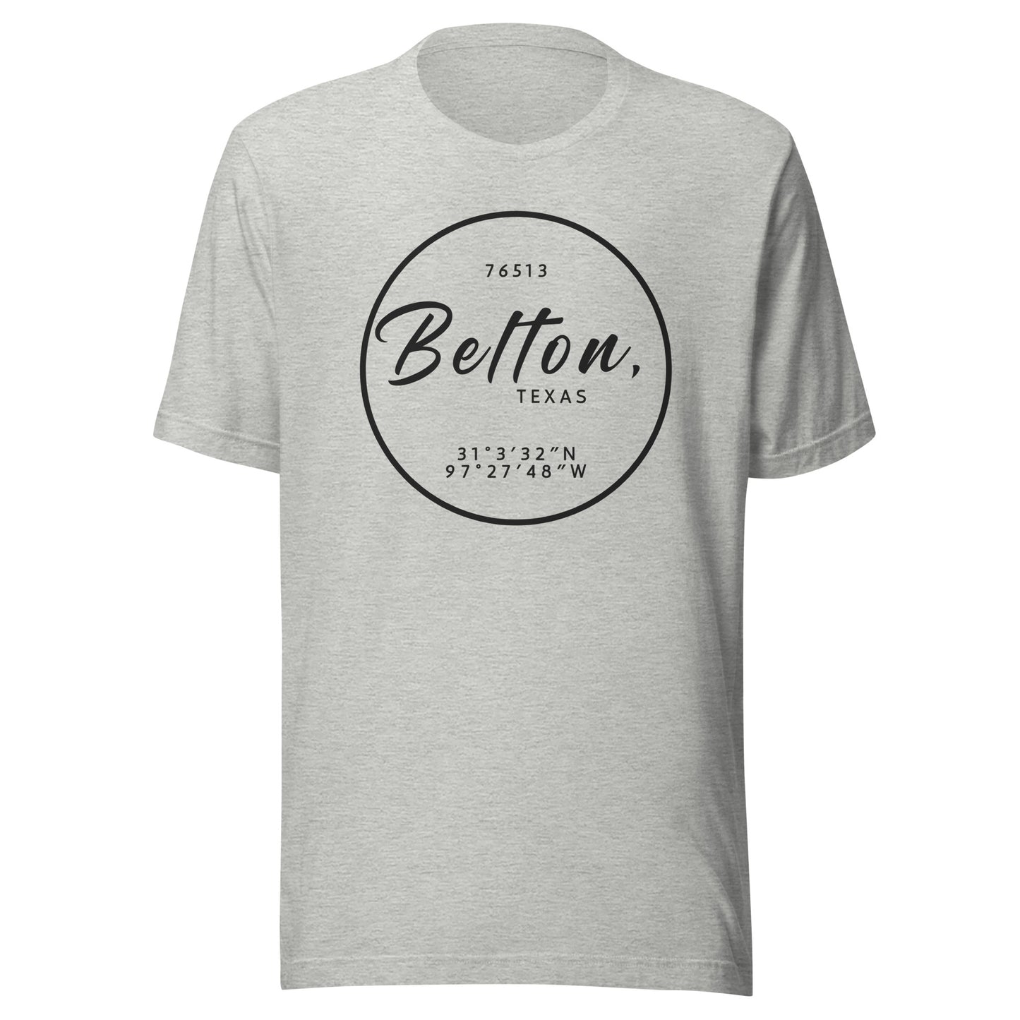 Belton Texas Coordinates Unisex t-shirt