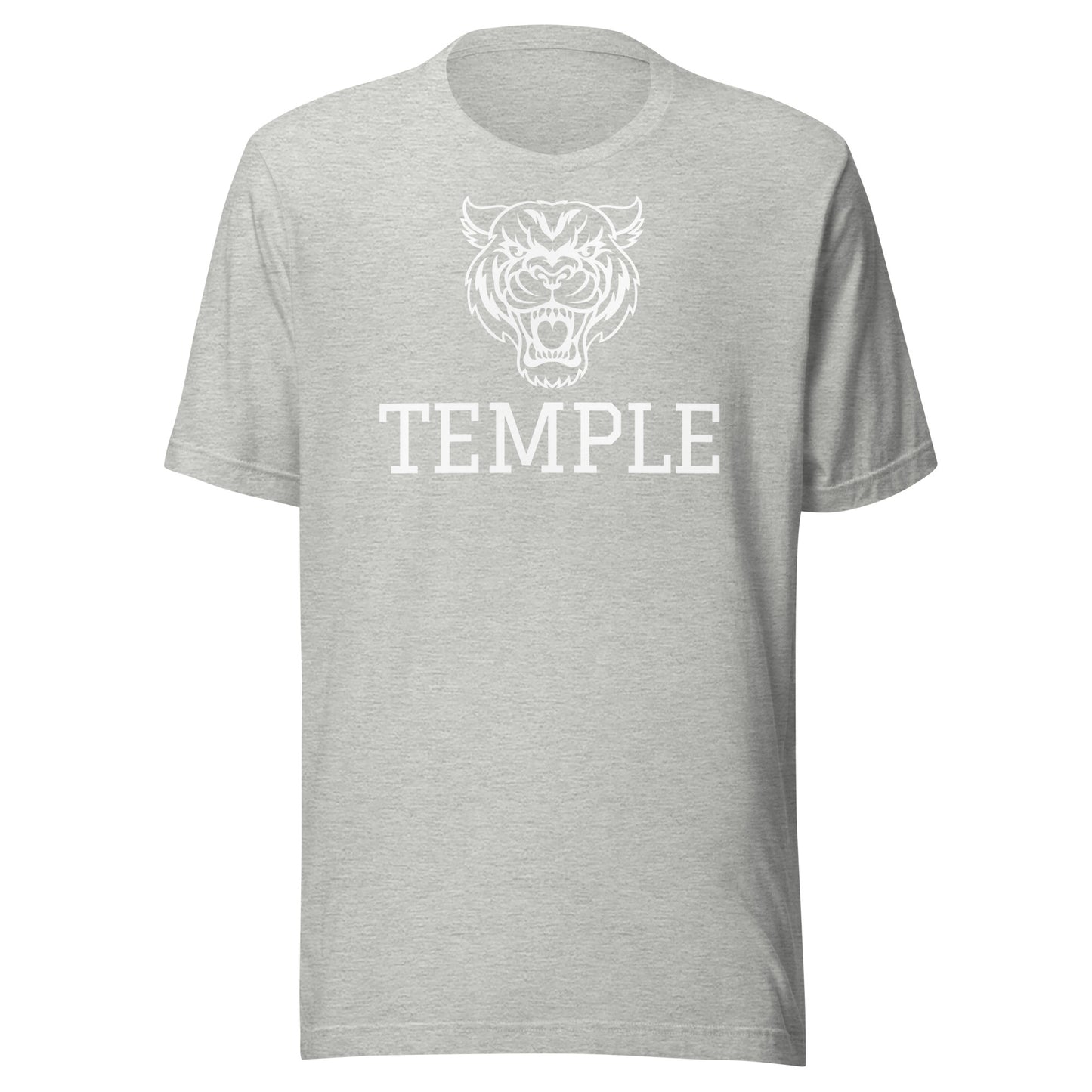 Temple Wildcat Head Unisex t-shirt