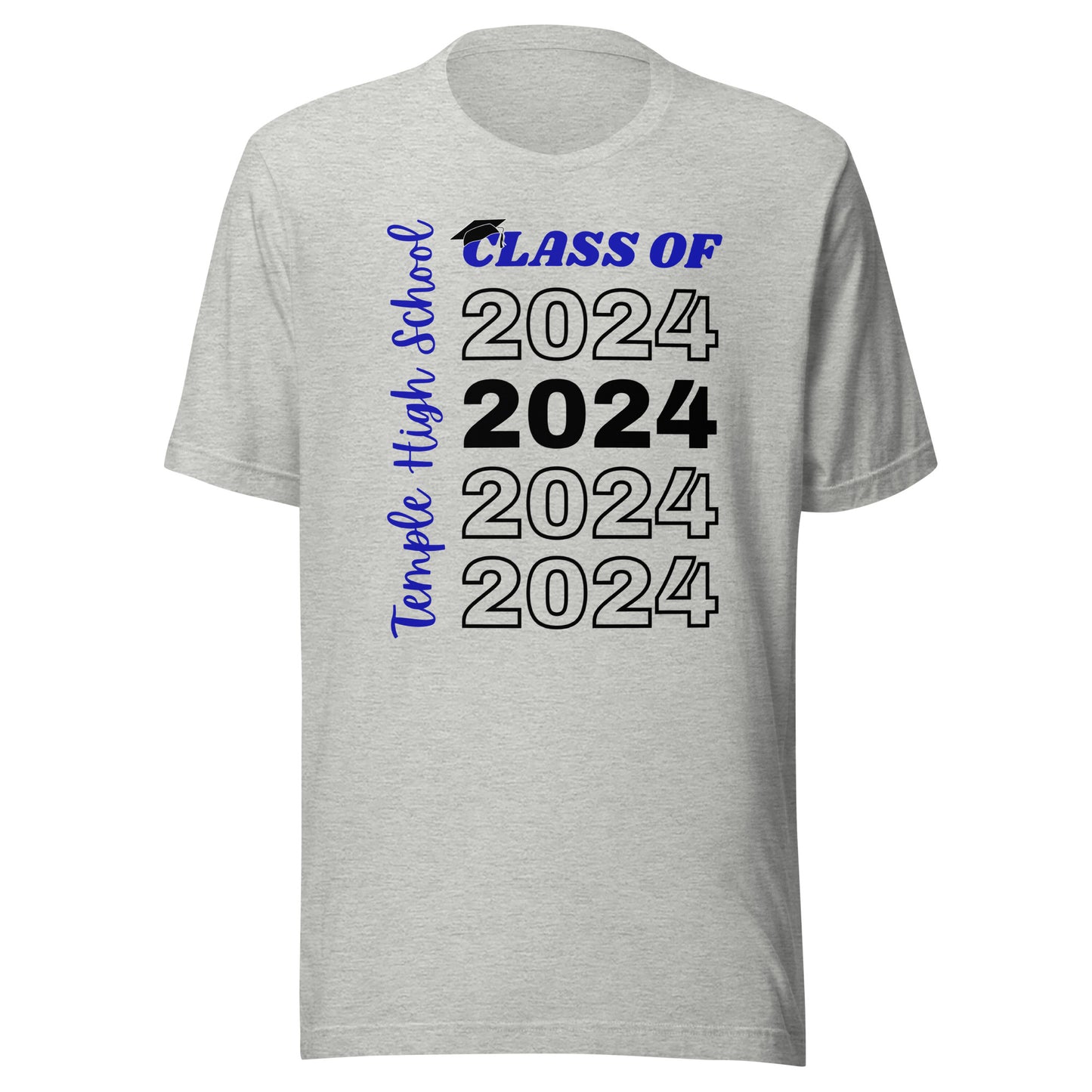 Temple HS Class of 2024 Unisex t-shirt