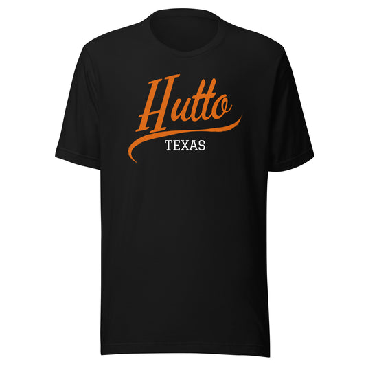 Hutto Texas Script Unisex t-shirt