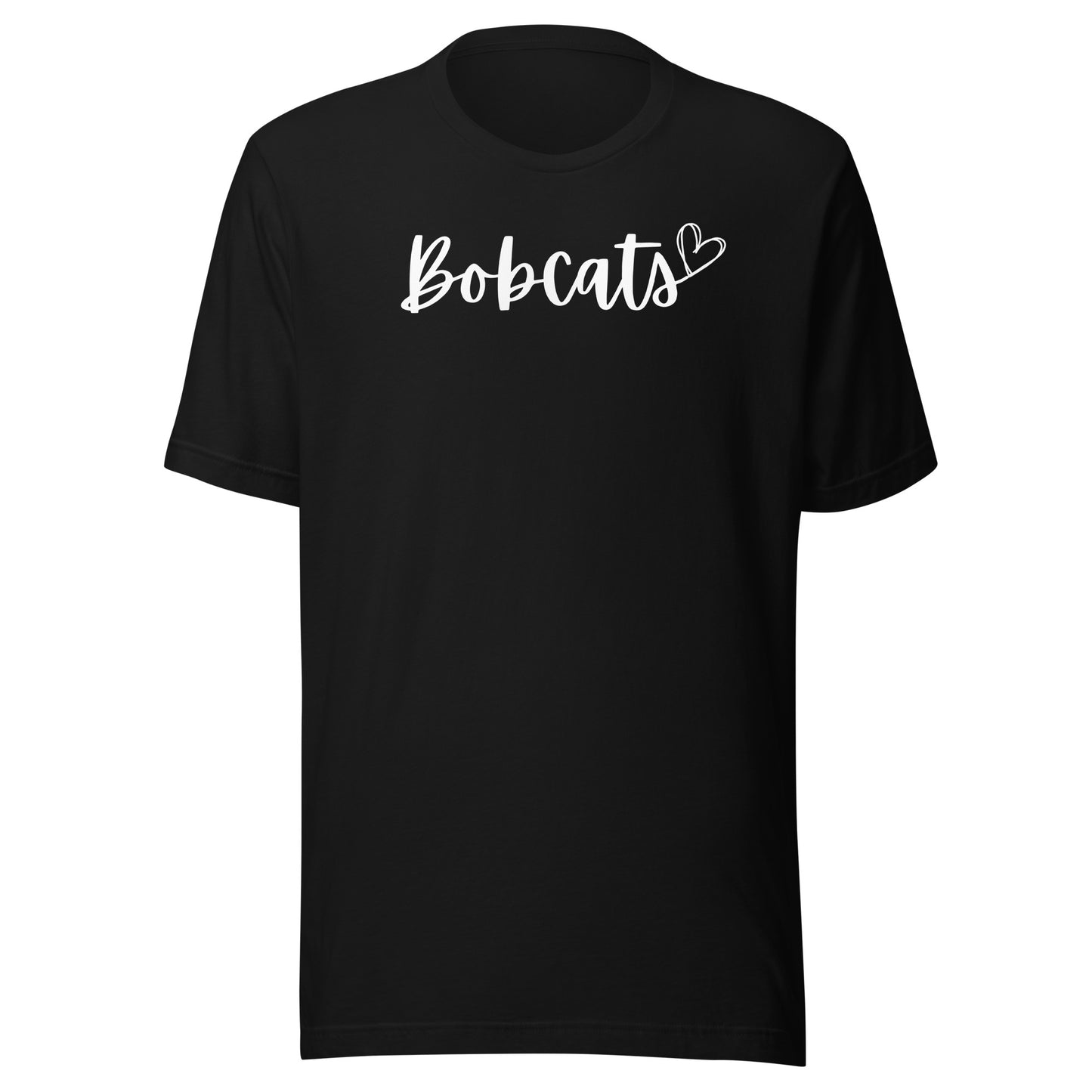 Bobcats Heart Unisex t-shirt