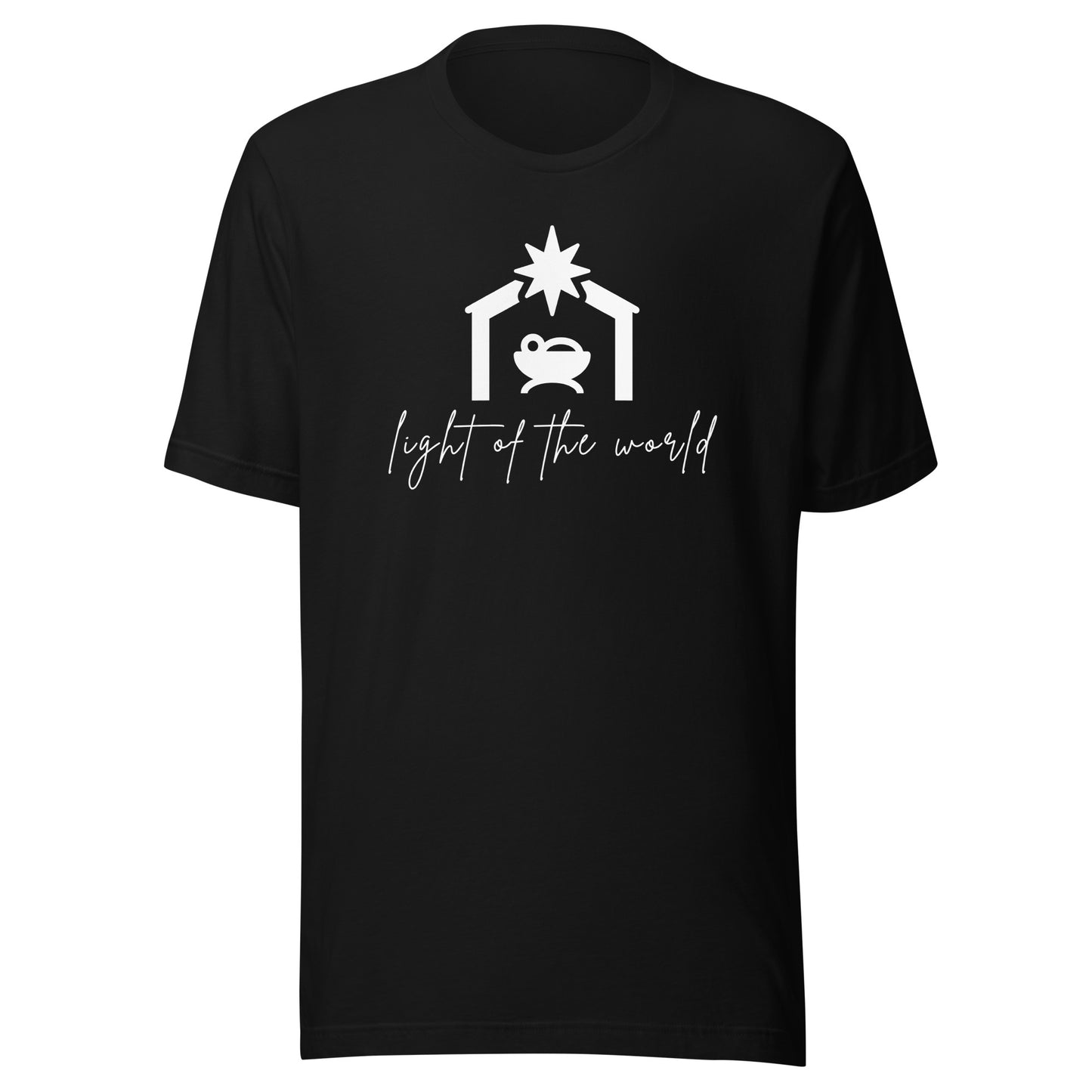 Light of the World Manger Unisex t-shirt