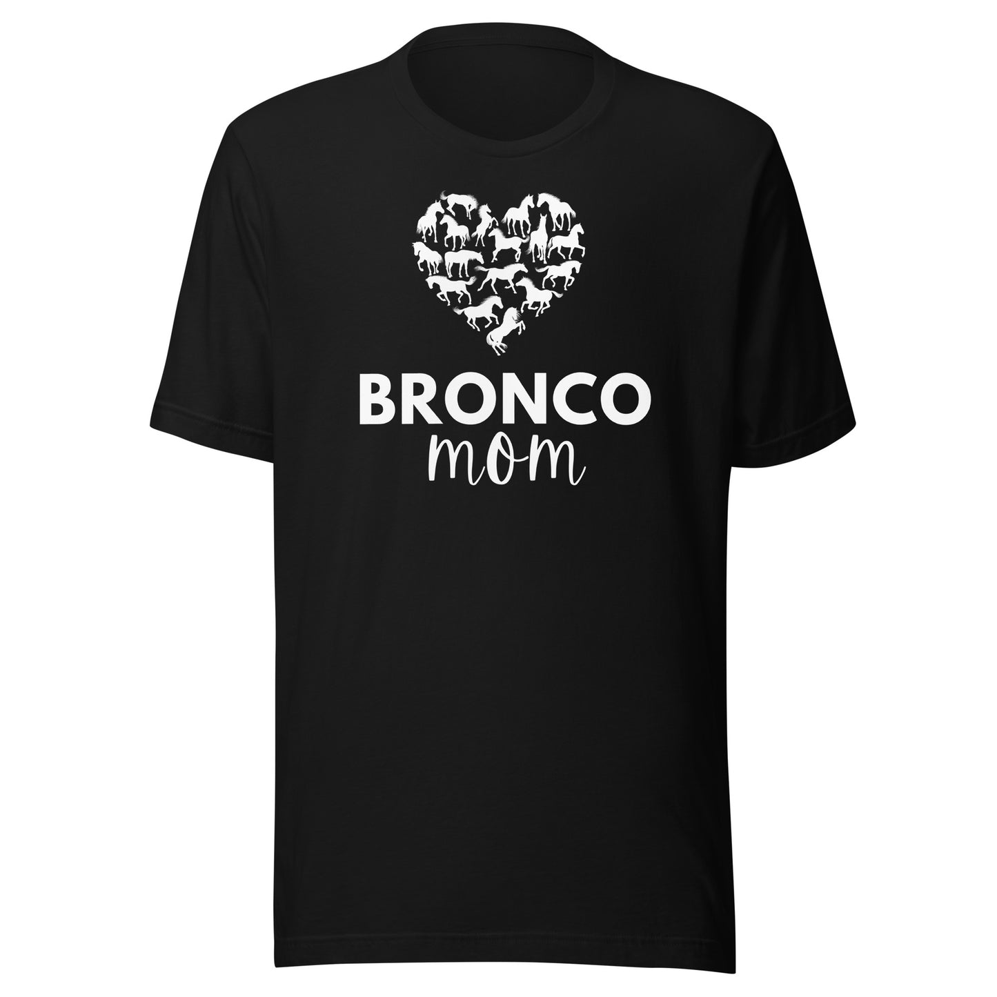 Bronco Mom Heart Unisex t-shirt