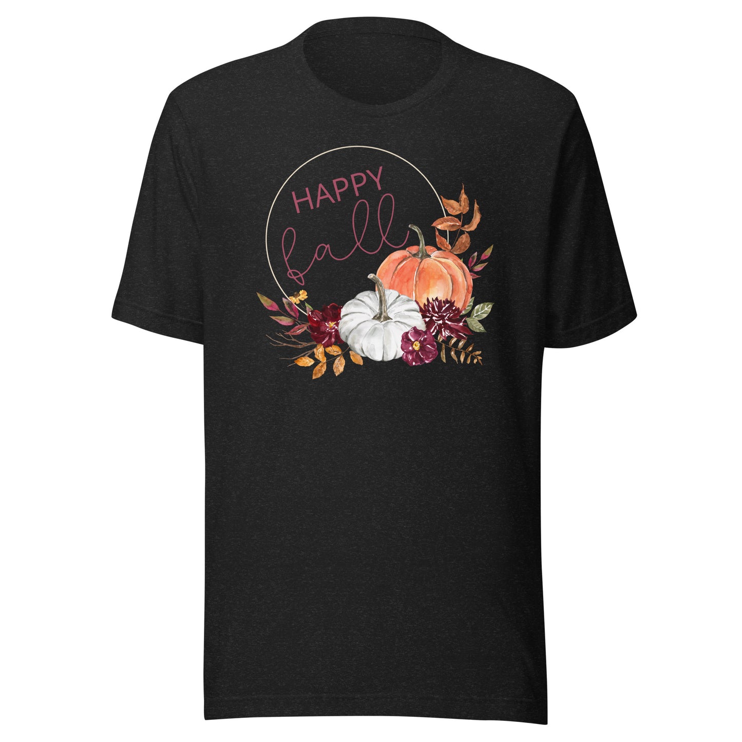 Happy Fall Circle Unisex t-shirt