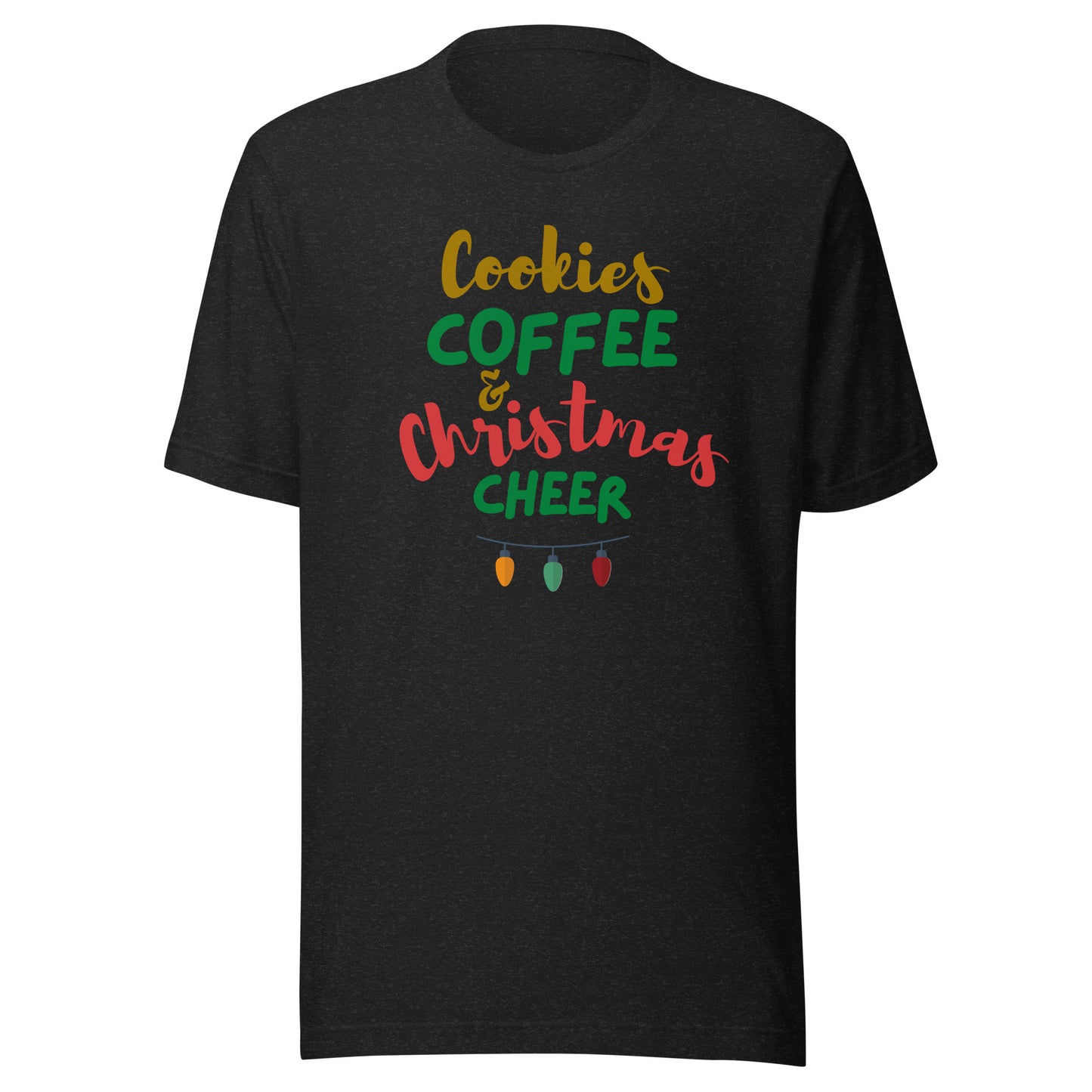 Cookies Coffee Christmas Cheer Unisex t-shirt