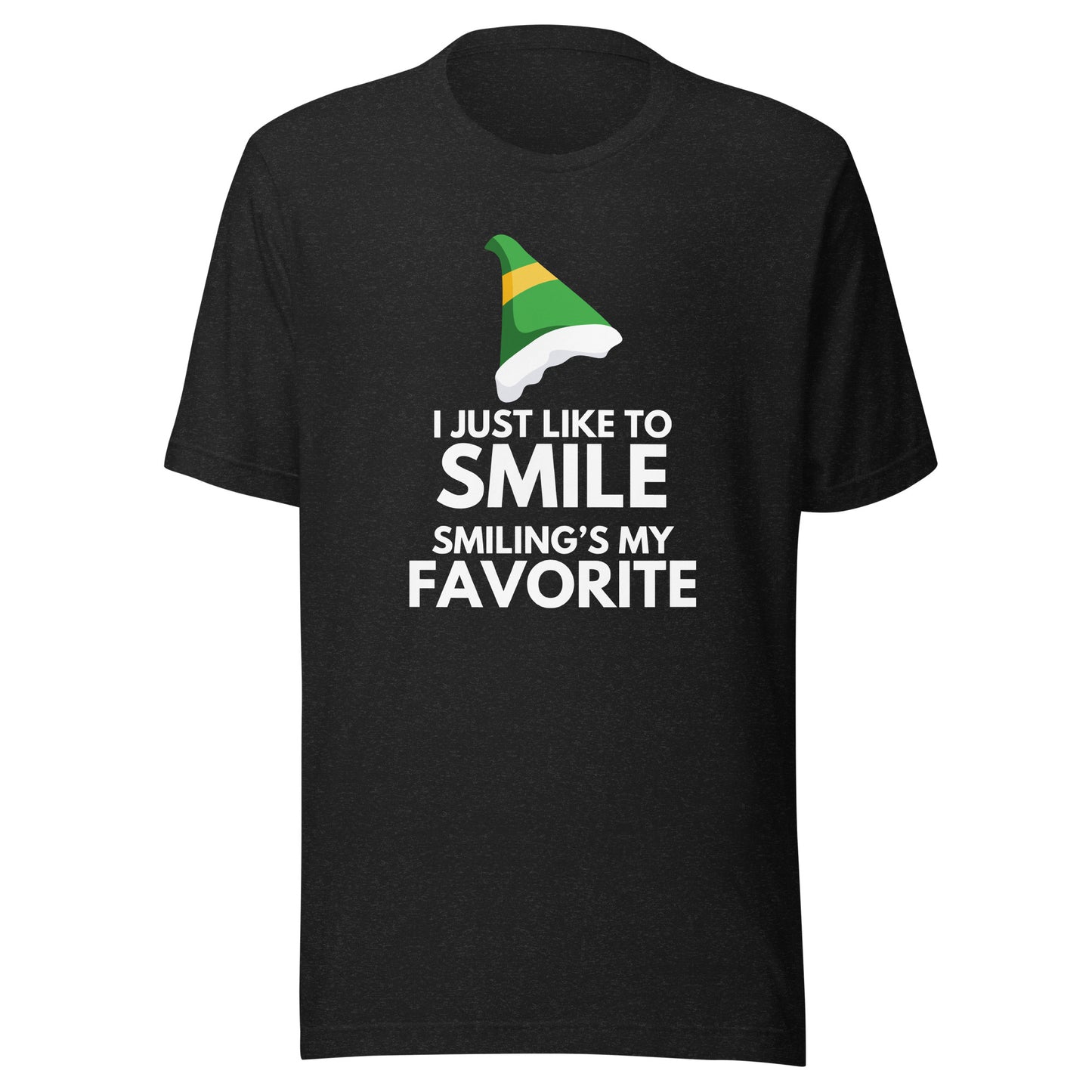 Just Like to Smile Elf Unisex t-shirt