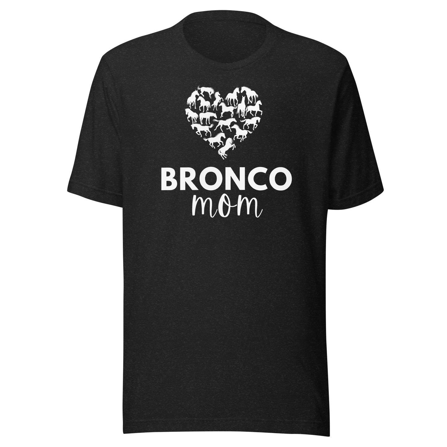 Bronco Mom Heart Unisex t-shirt