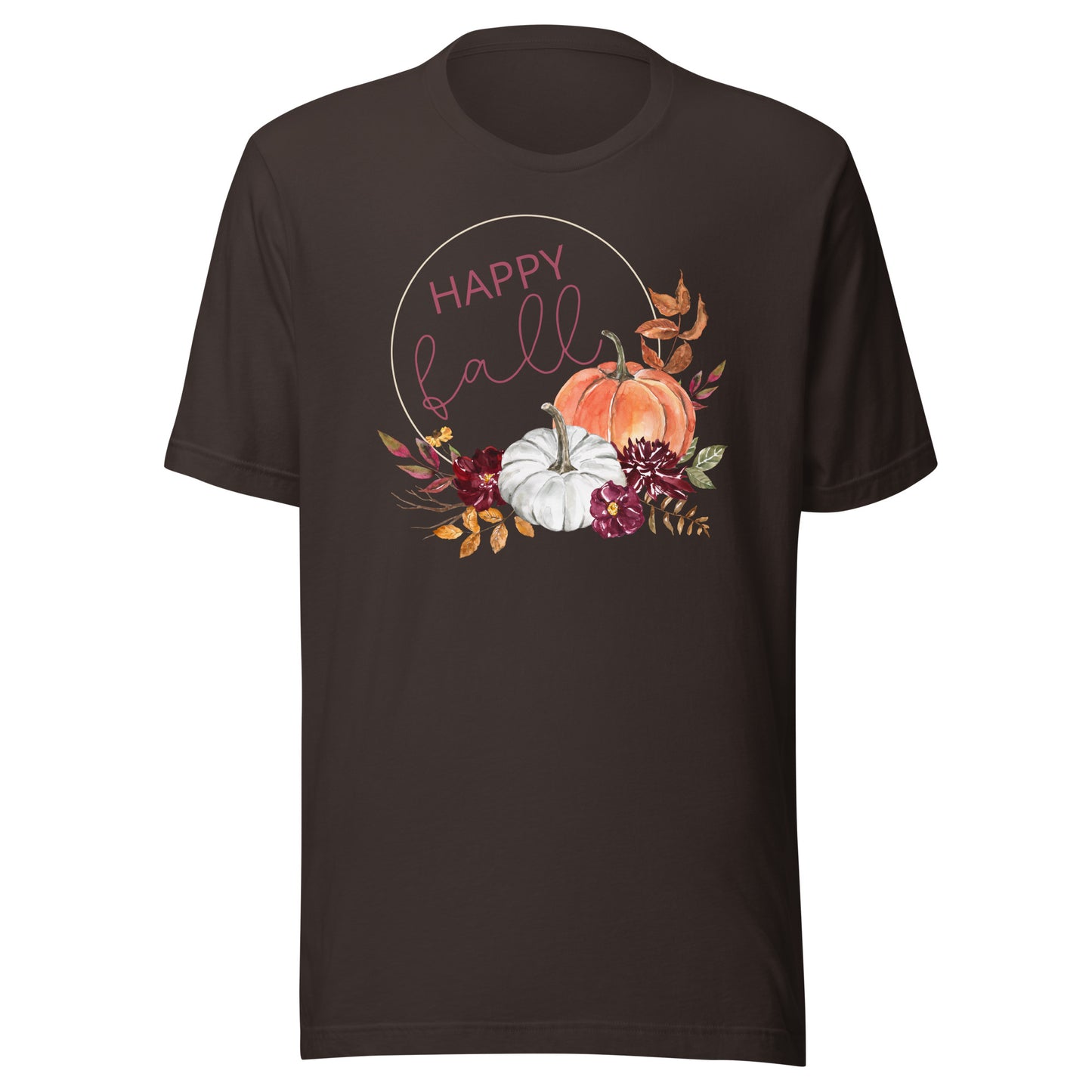 Happy Fall Circle Unisex t-shirt