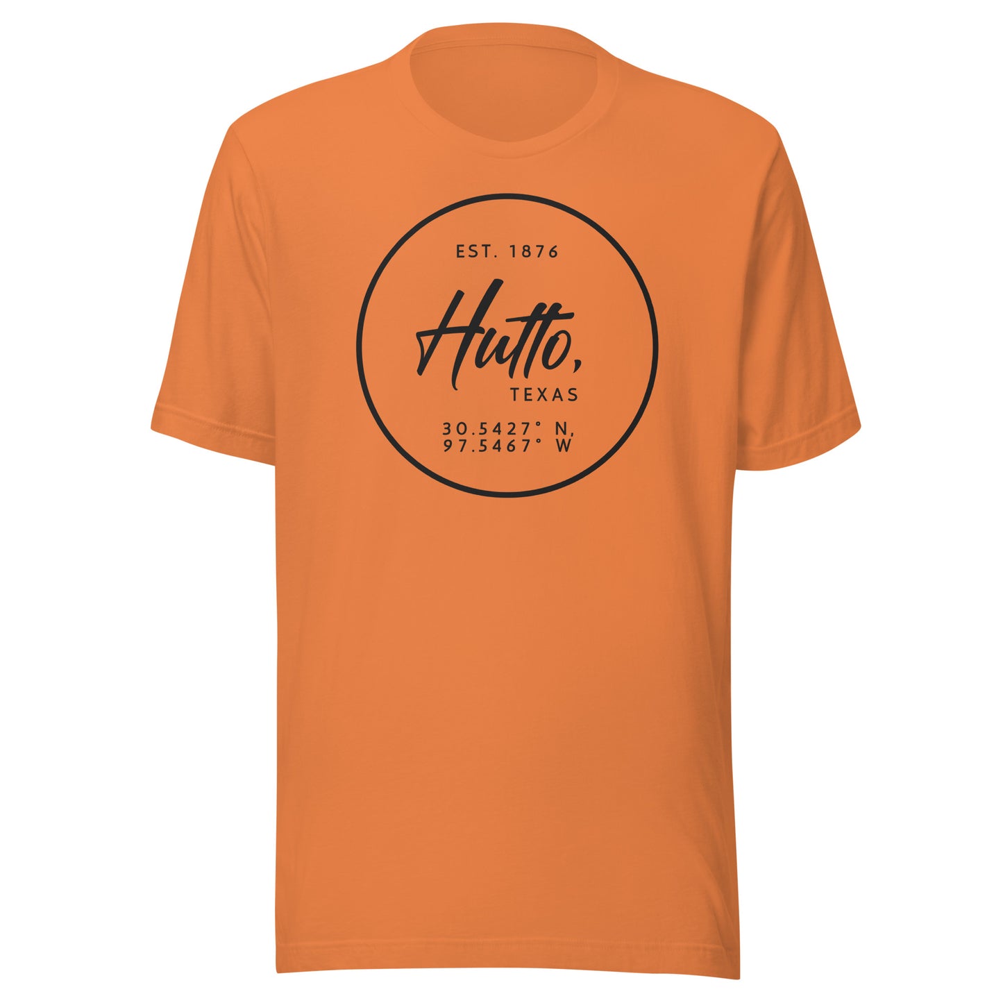 Hutto Coordinates Unisex t-shirt