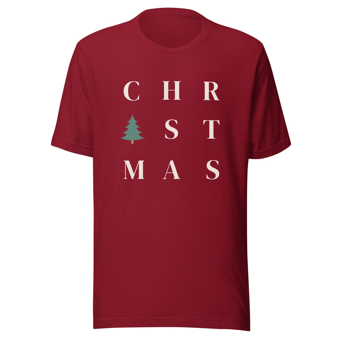 Christmas Lettering Unisex t-shirt