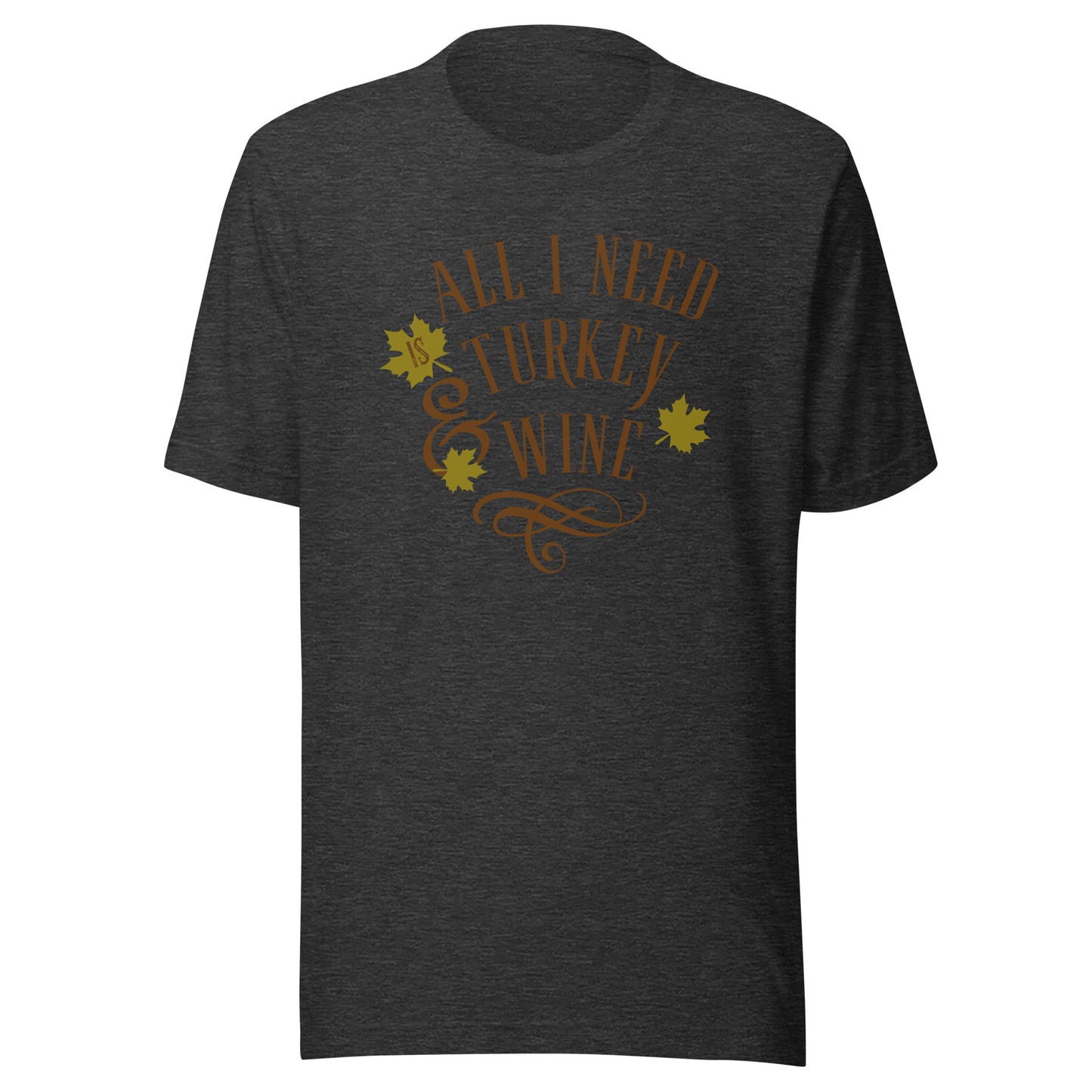 Turkey and Wine Unisex t-shirt