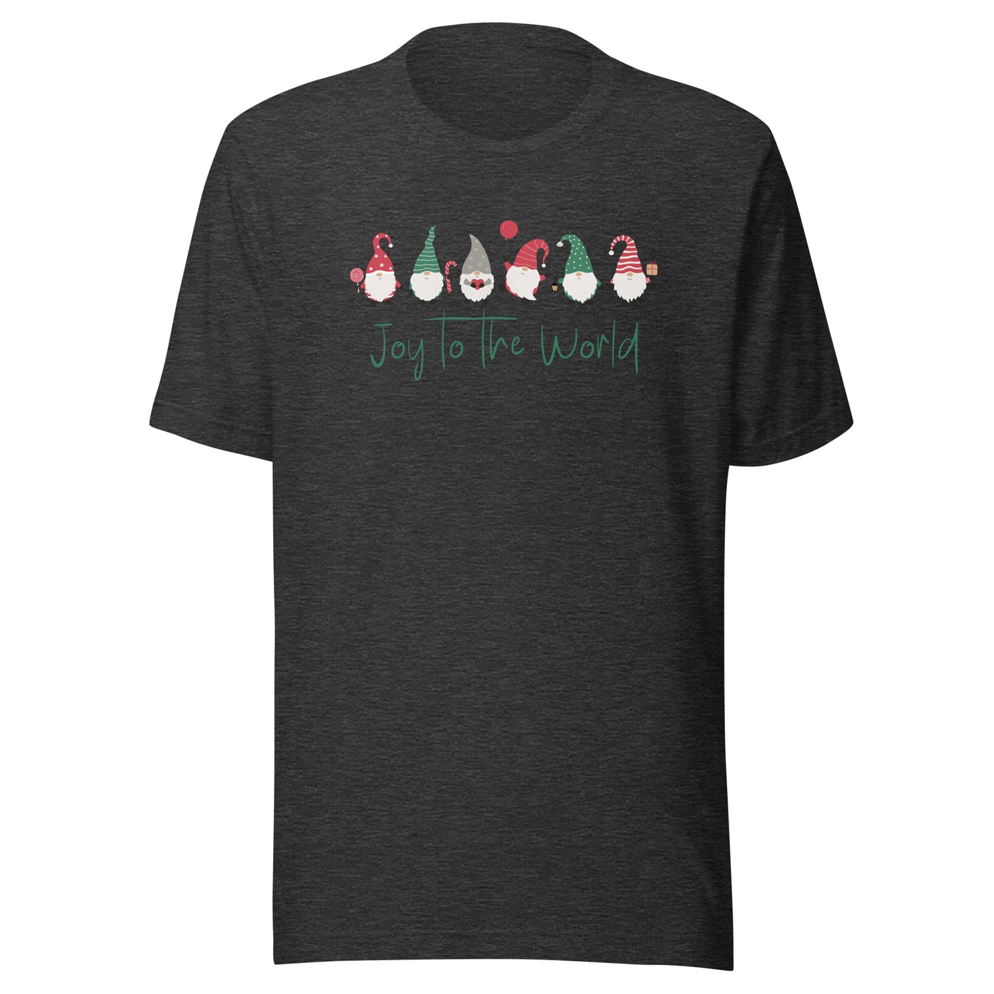 Joy to the World Gnomes Unisex t-shirt