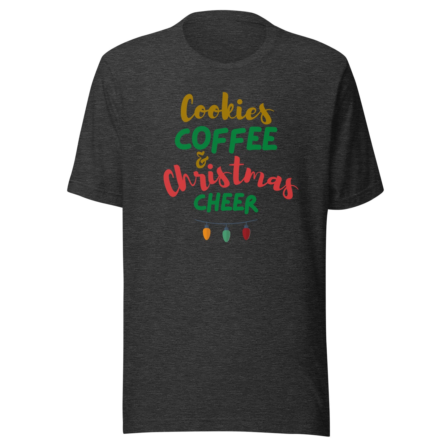 Cookies Coffee Christmas Cheer Unisex t-shirt