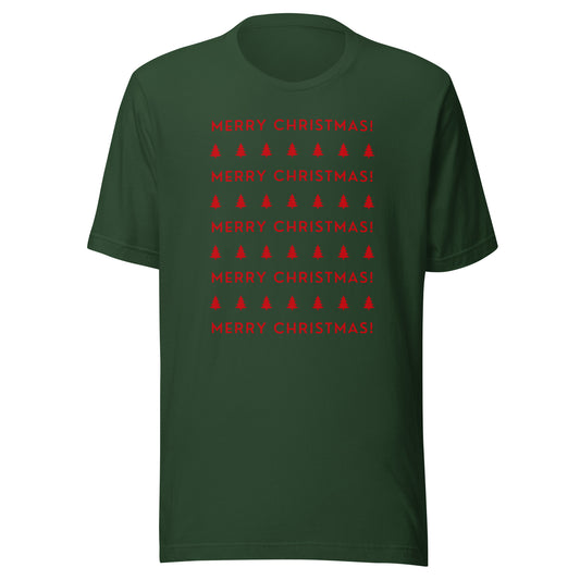 Merry Christmas x5 Unisex t-shirt