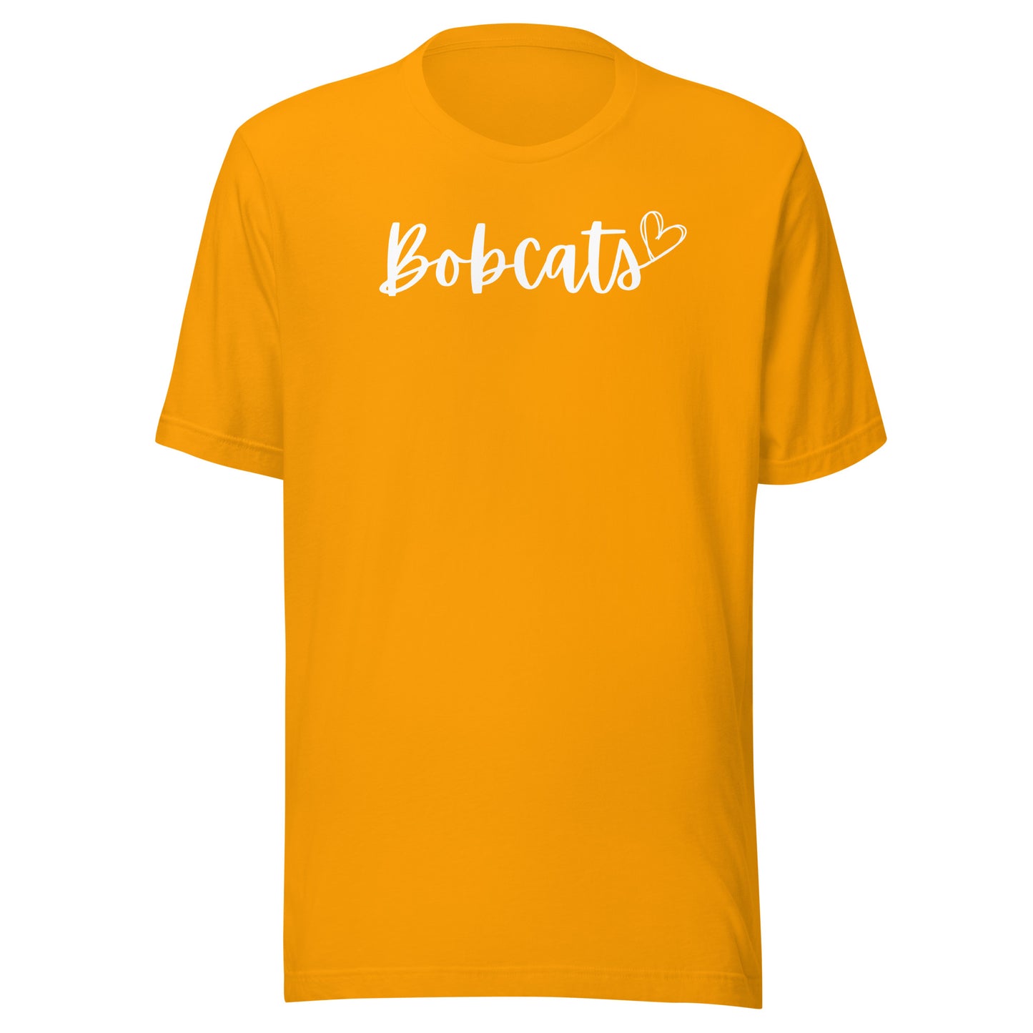 Bobcats Heart Unisex t-shirt