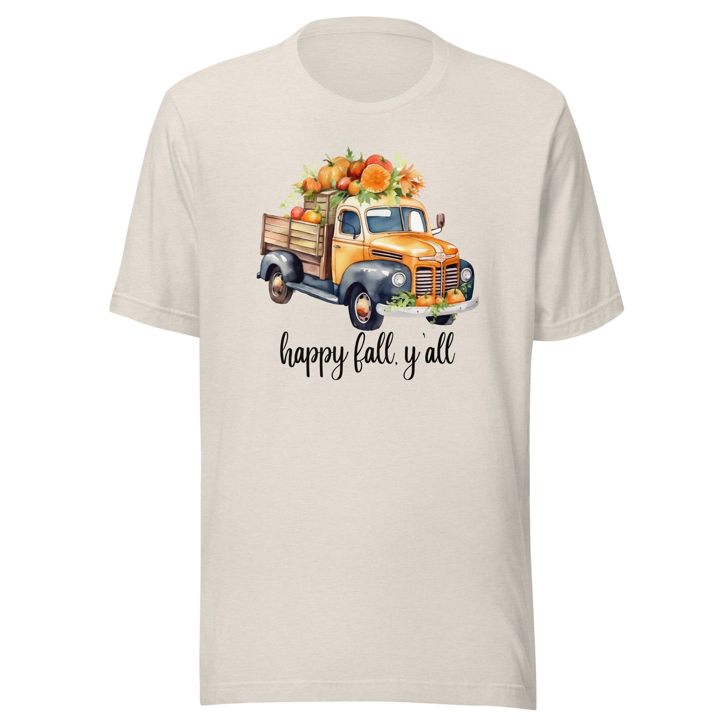 Truck Happy Fall, Y'all Unisex t-shirt