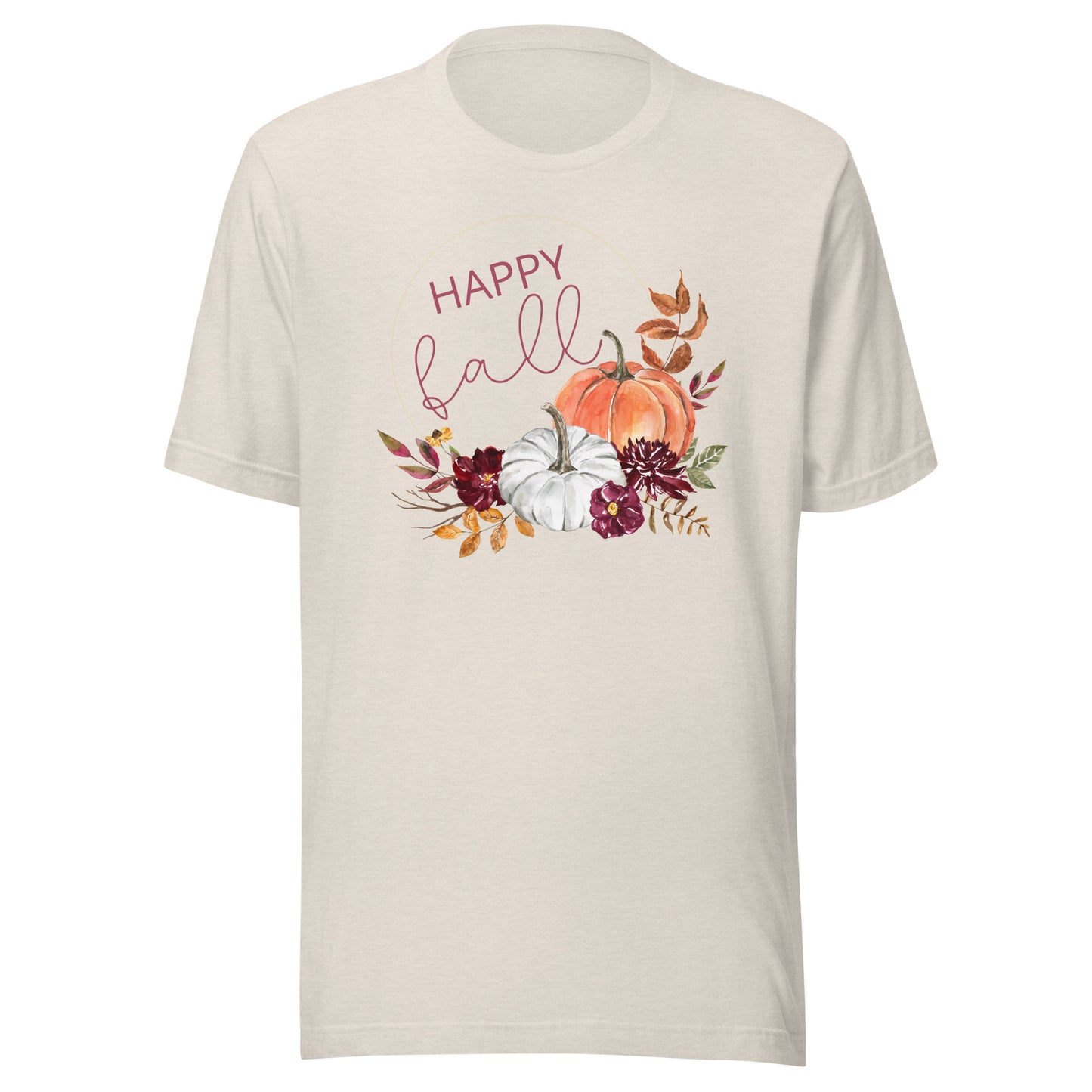 Happy Fall Circle Unisex t-shirt