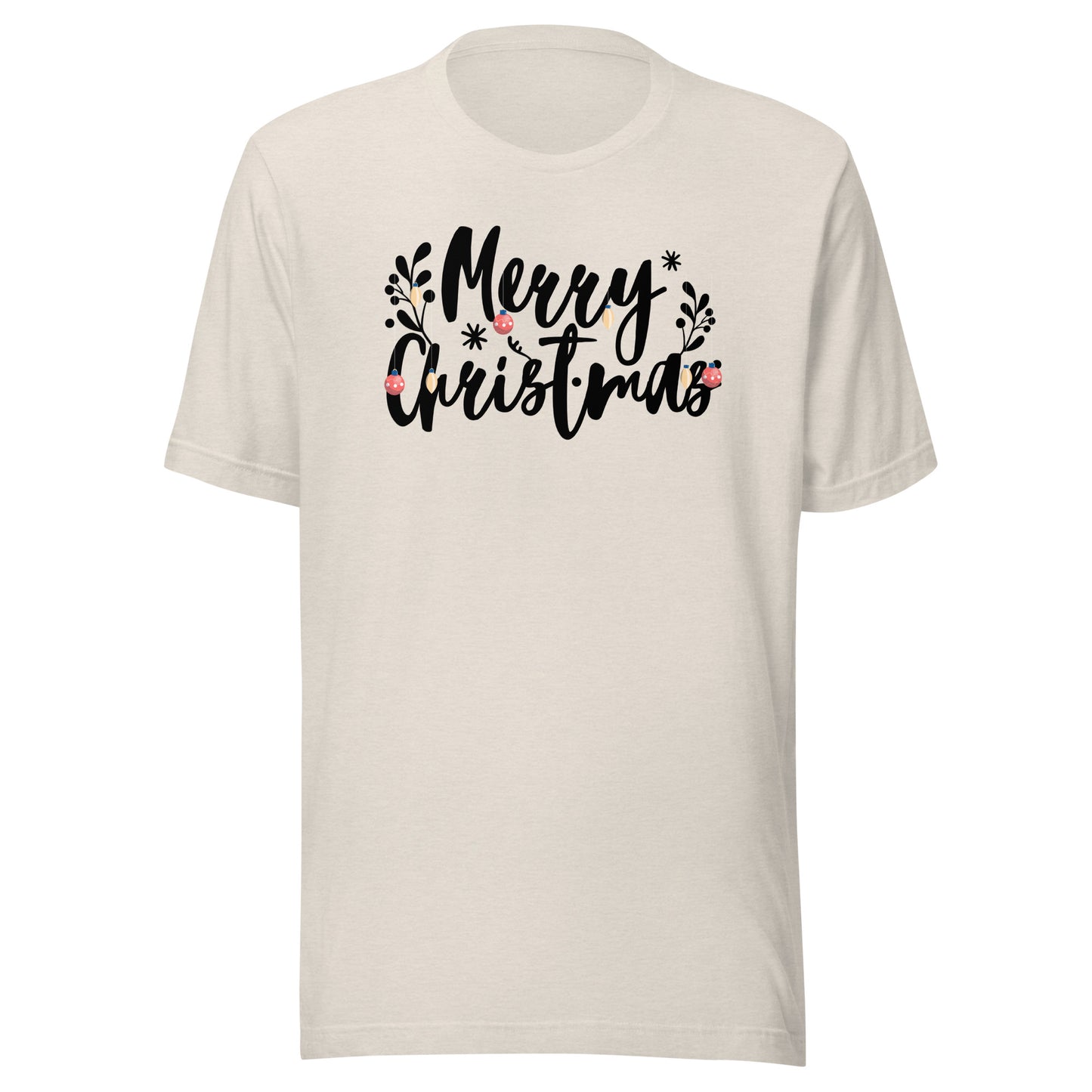 Merry Christmas Ornaments Unisex t-shirt