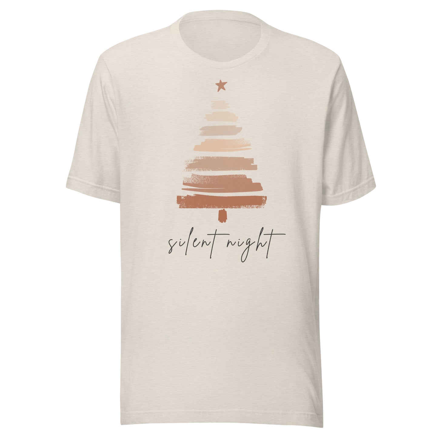 Silent Night Tree Unisex t-shirt