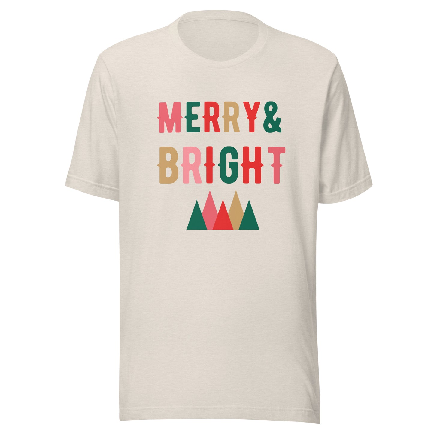 Merry and Bright Unisex t-shirt