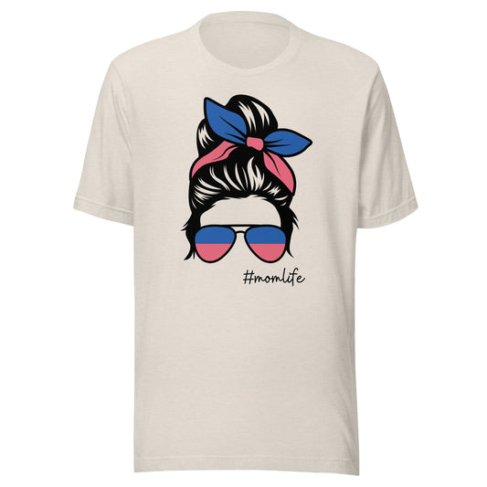 Mom Life Bun Unisex t-shirt