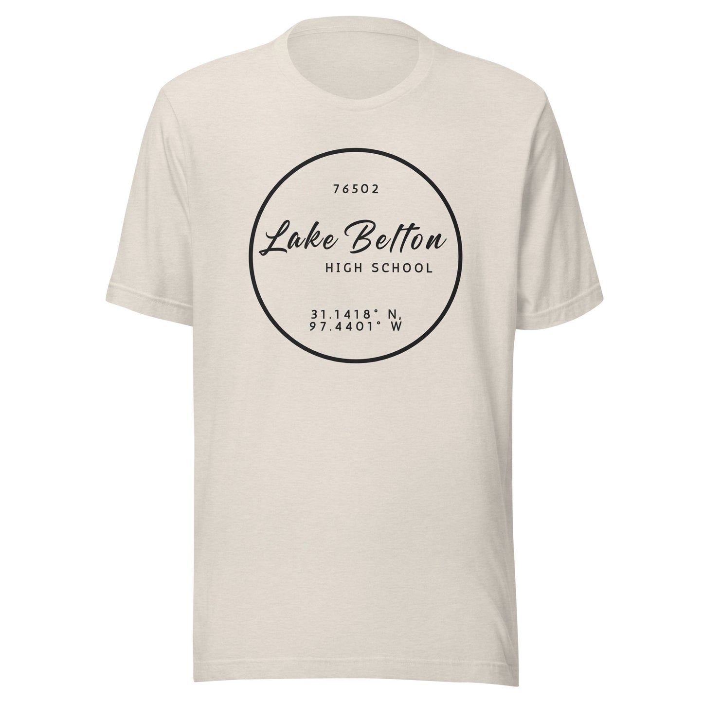 Lake Belton HS Coordinates Unisex t-shirt