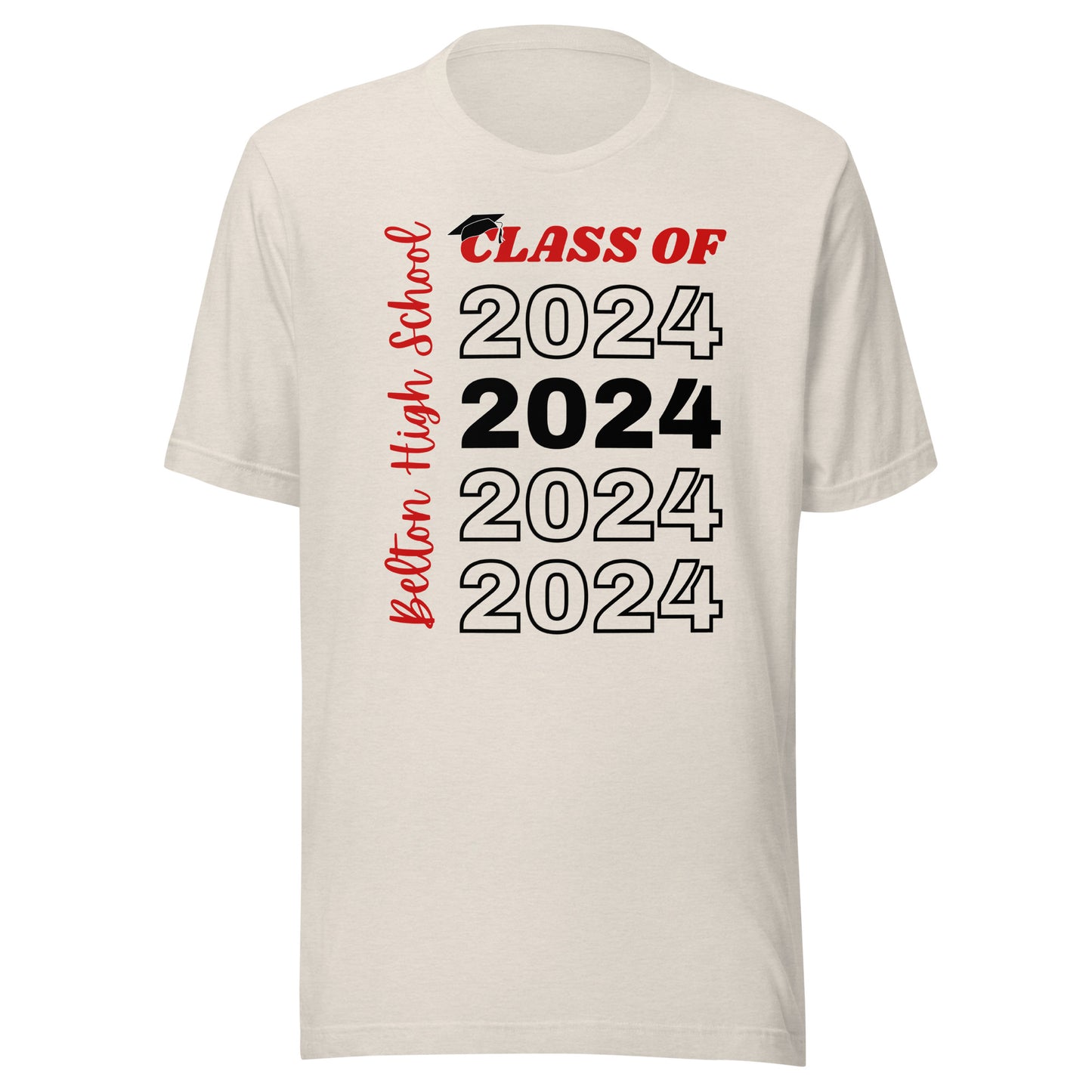 Belton HS Class of 2024 Unisex t-shirt