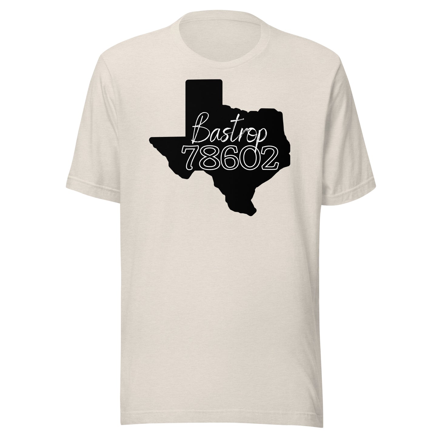 Bastrop Texas Outline Unisex t-shirt