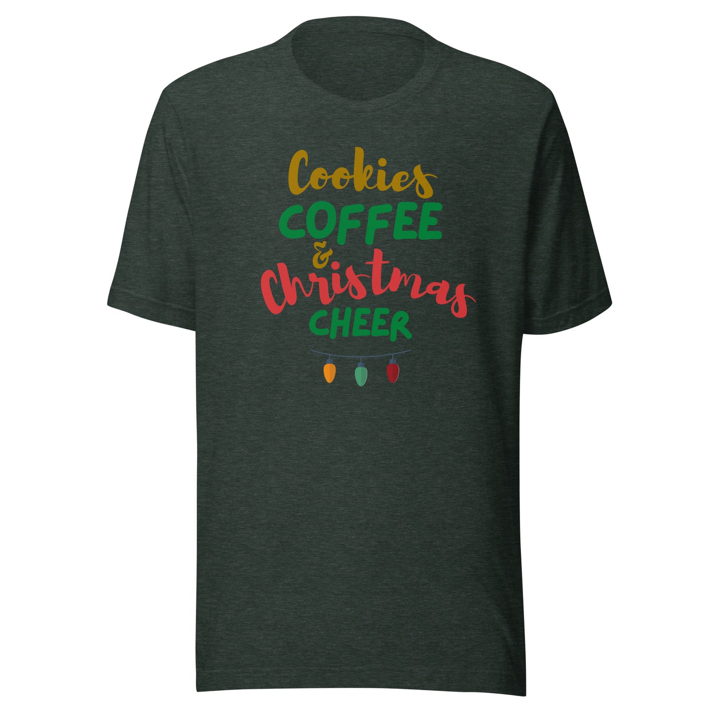 Cookies Coffee Christmas Cheer Unisex t-shirt